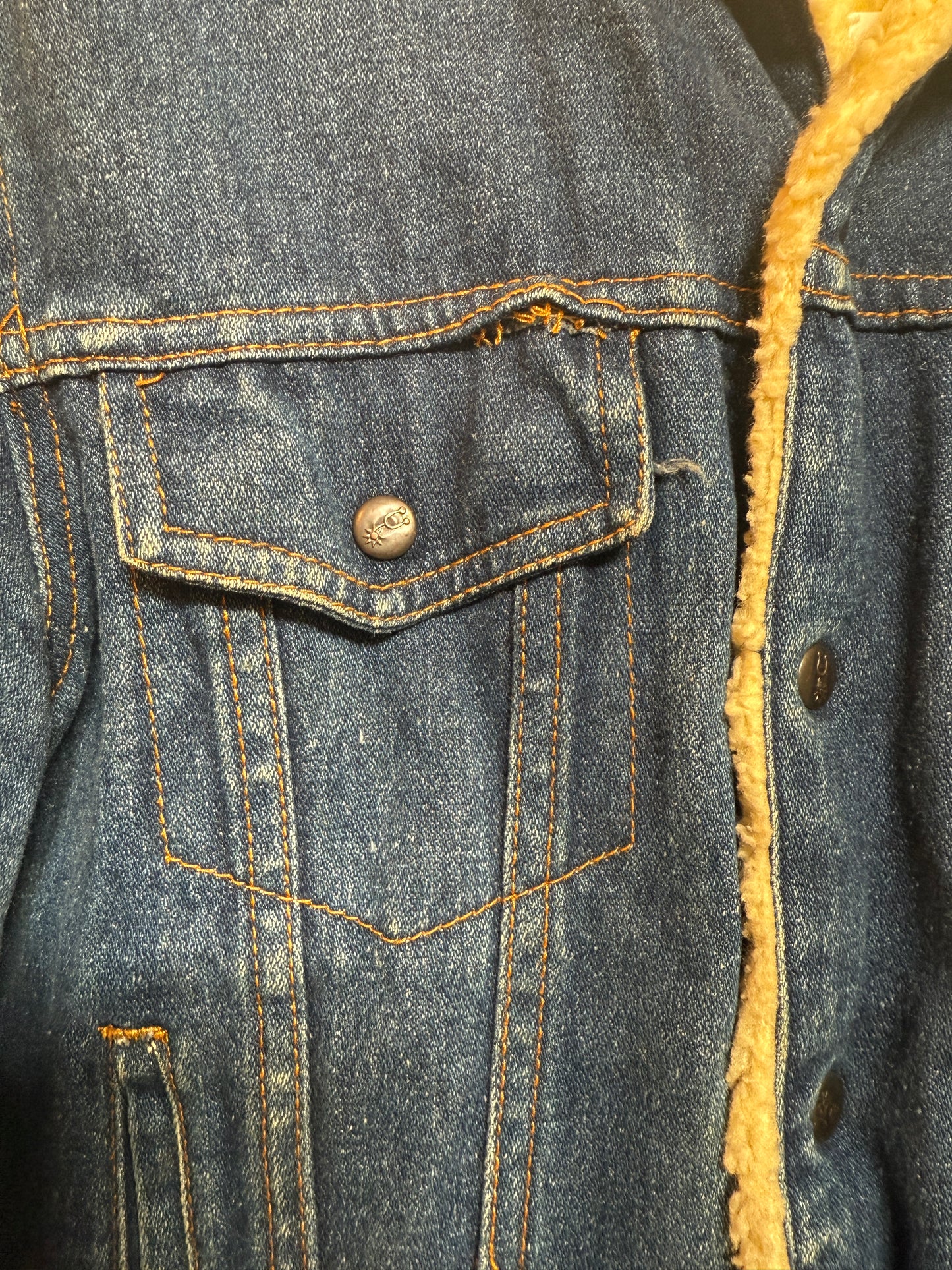 Silver Spur Women's Fleece Lined Denim Jacket (Size M)