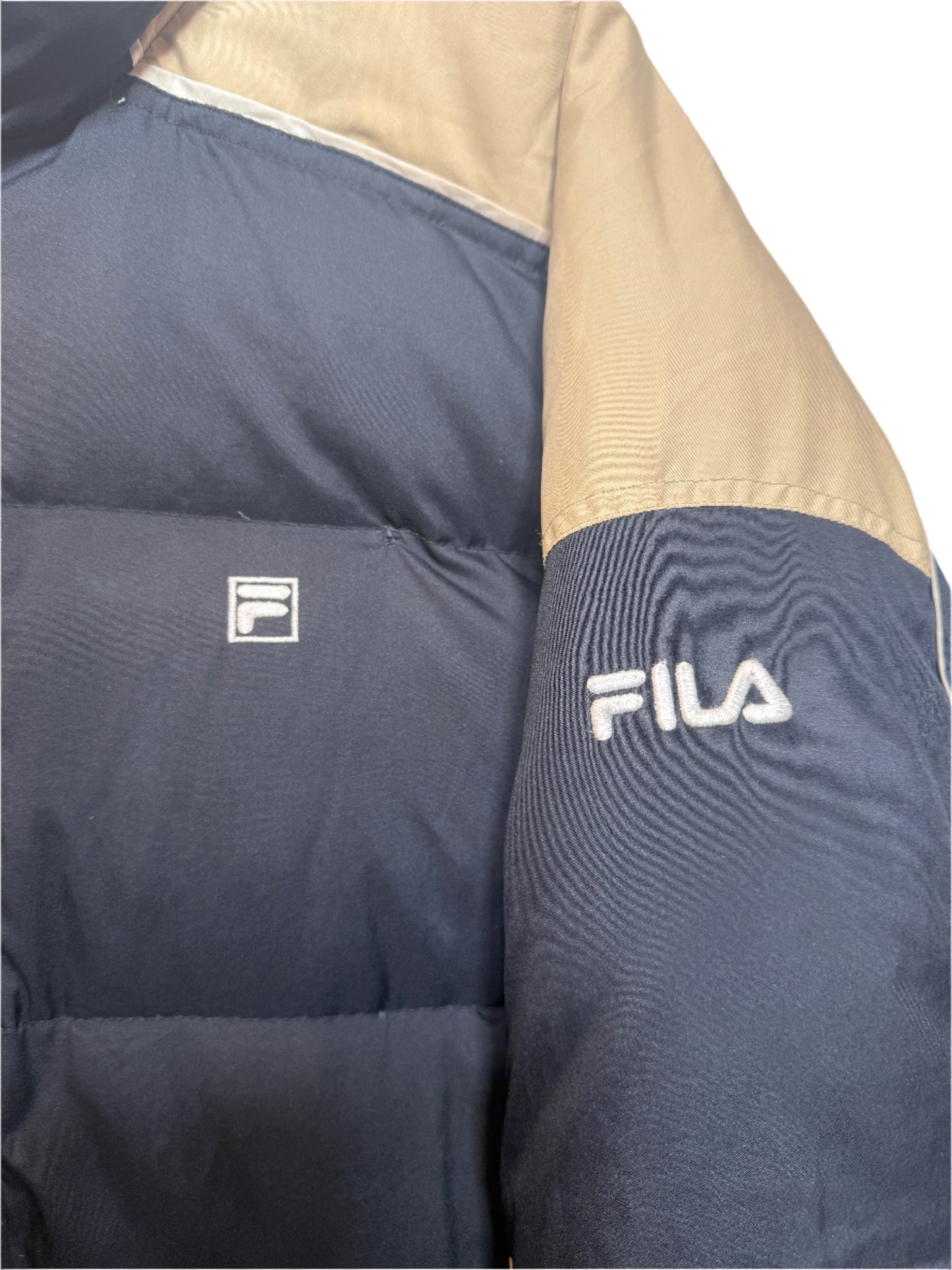 Fila Mens Black Puffer Coat (Size L)