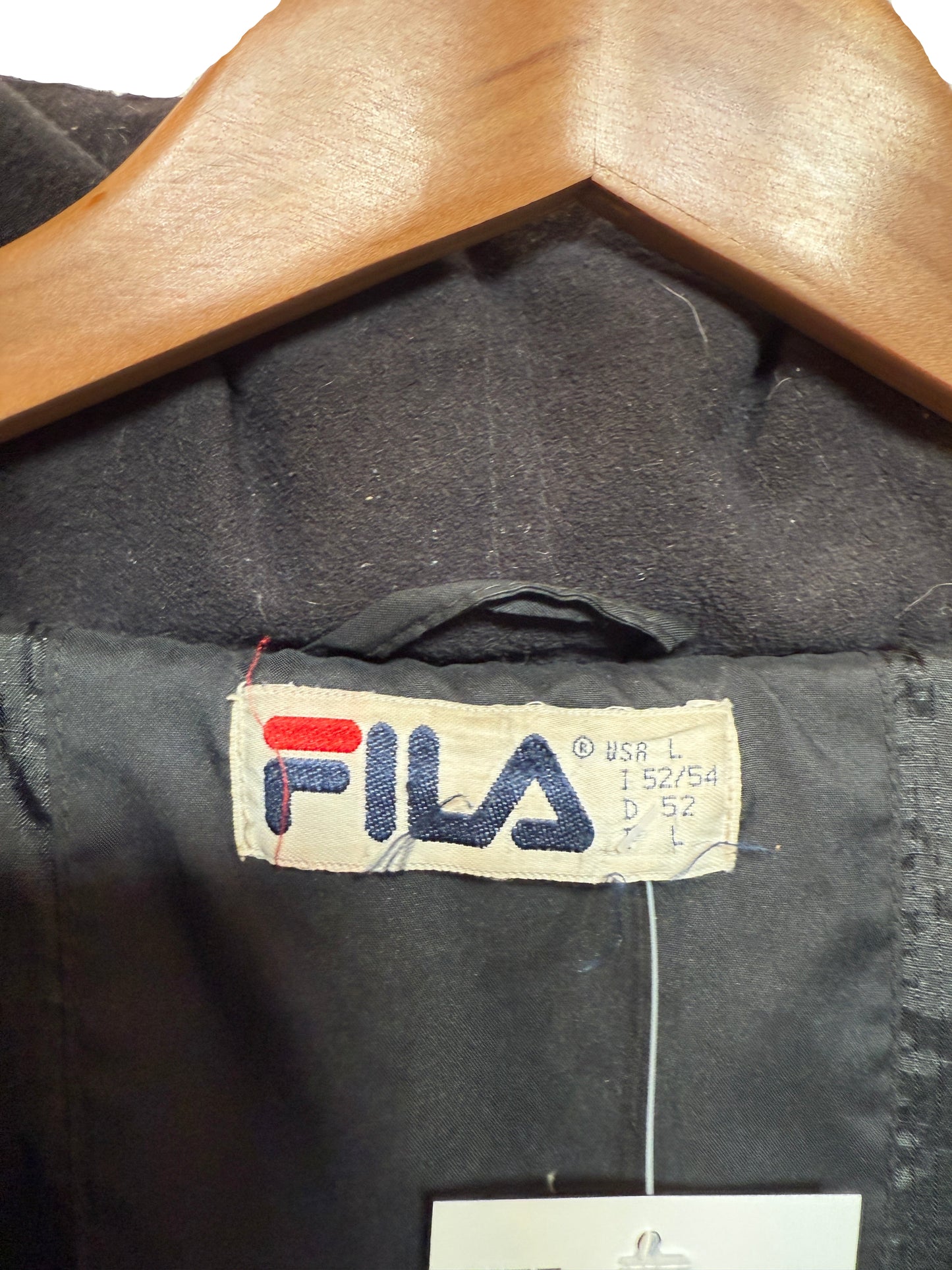 Fila Mens Black Puffer Coat (Size L)