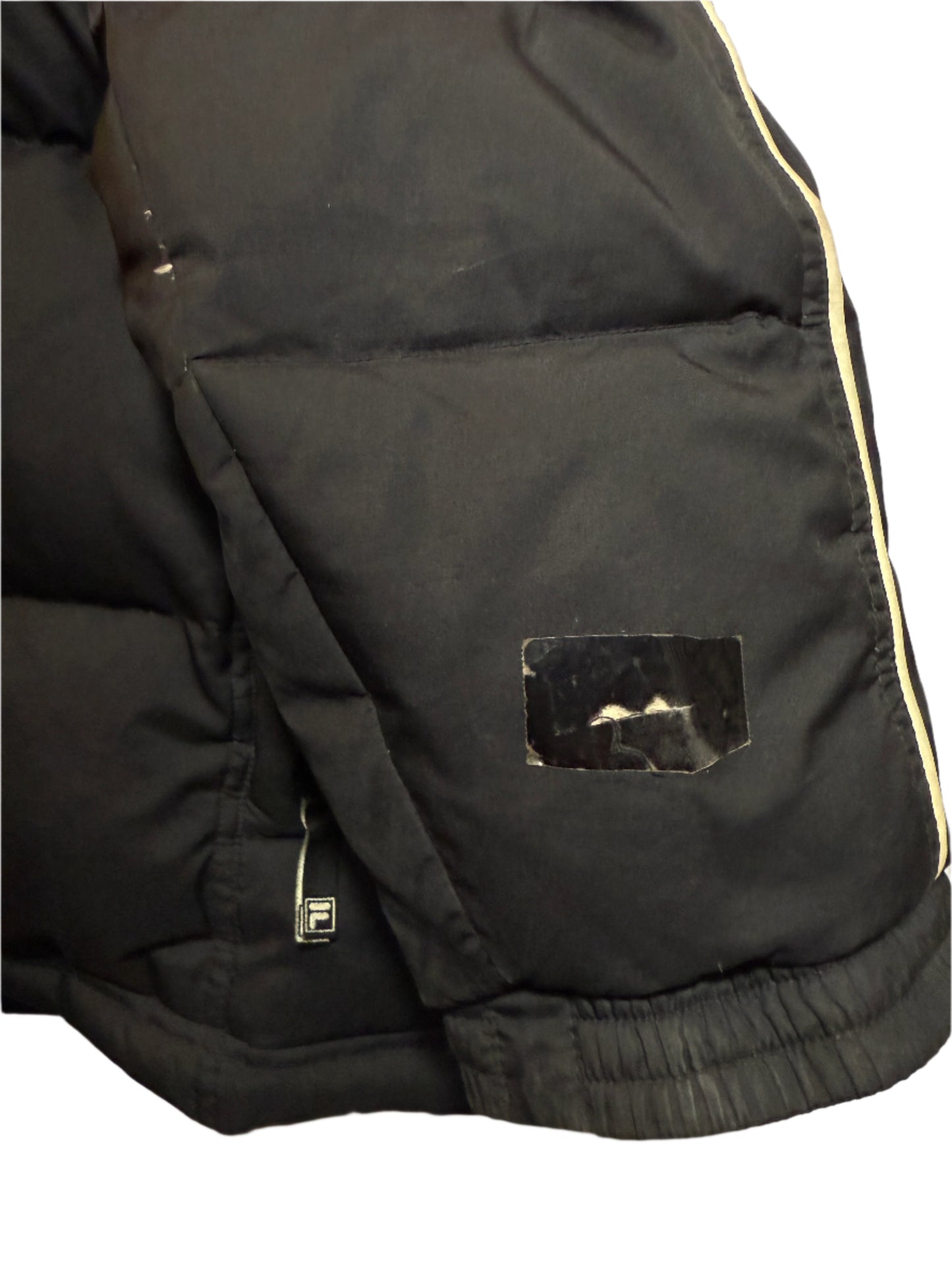 Fila Mens Black Puffer Coat (Size L)
