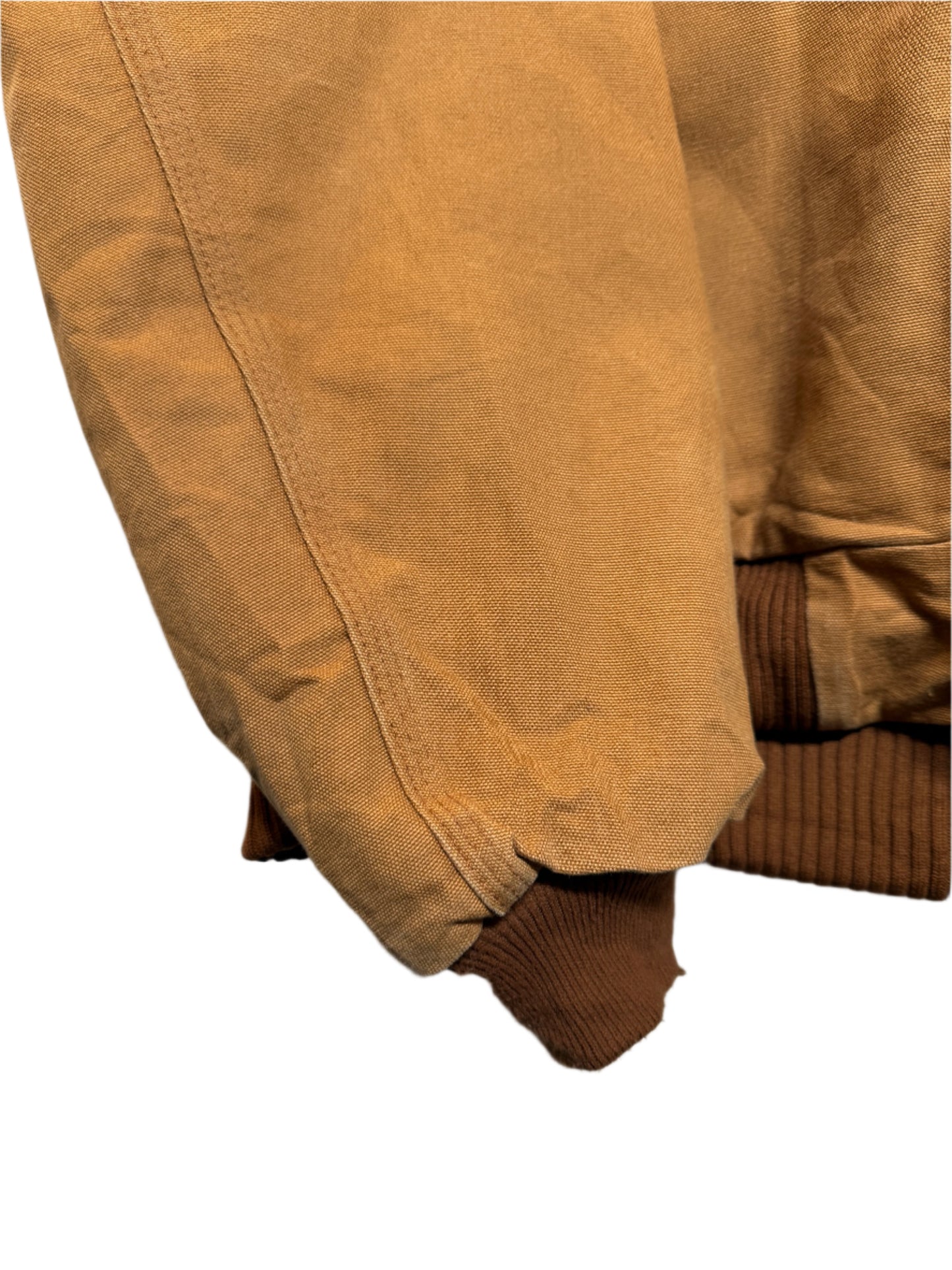 Carhartt Mens Beige Hooded Jacket (Size L)