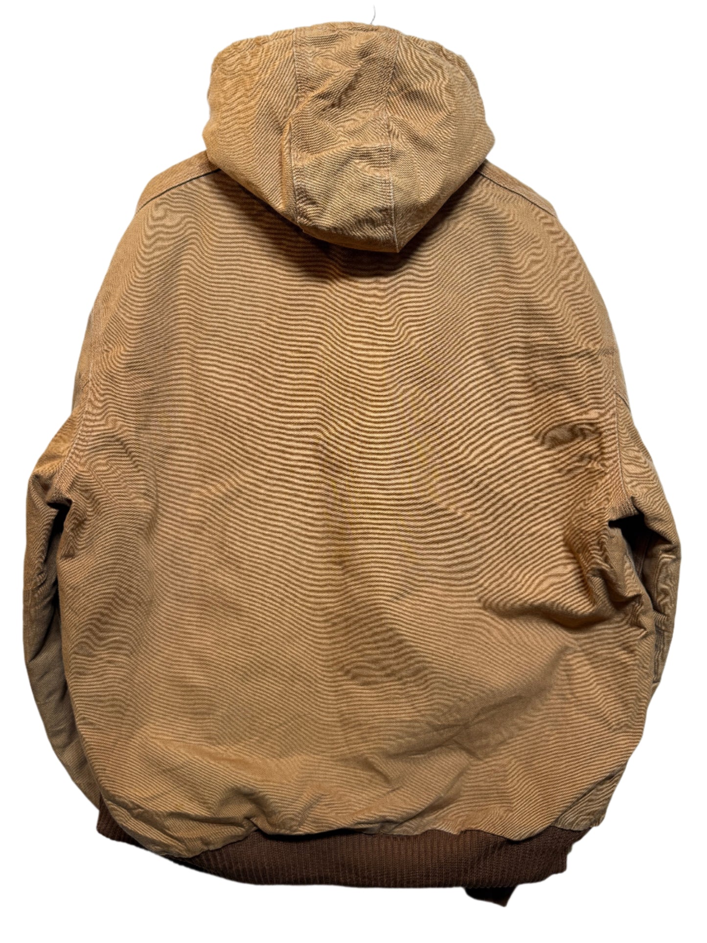 Carhartt Mens Beige Hooded Jacket (Size L)