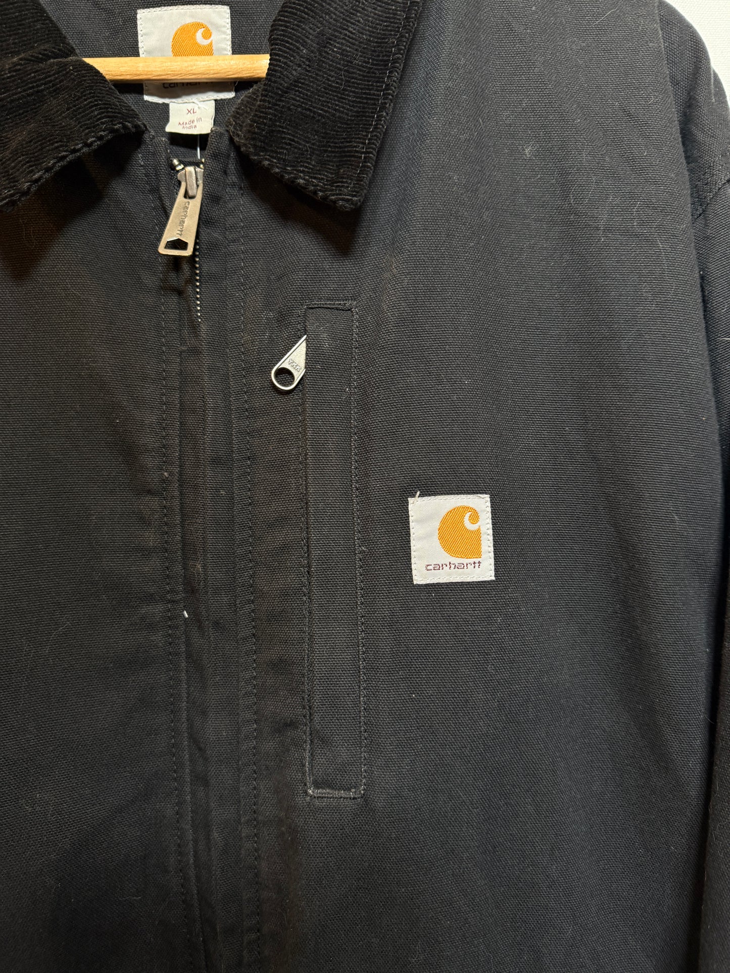 Carhartt Mens Black Worker Jacket (Size XL)