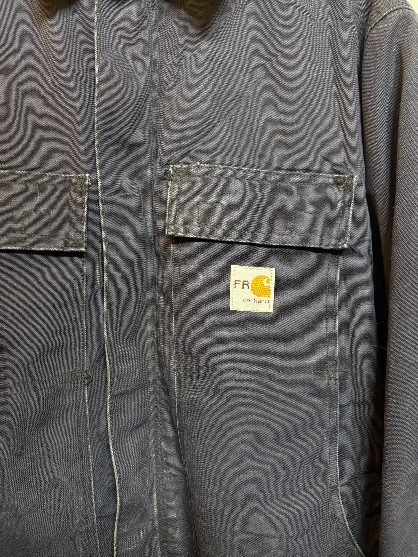 Carhartt Mens Navy Worker Jacket (Size XL)