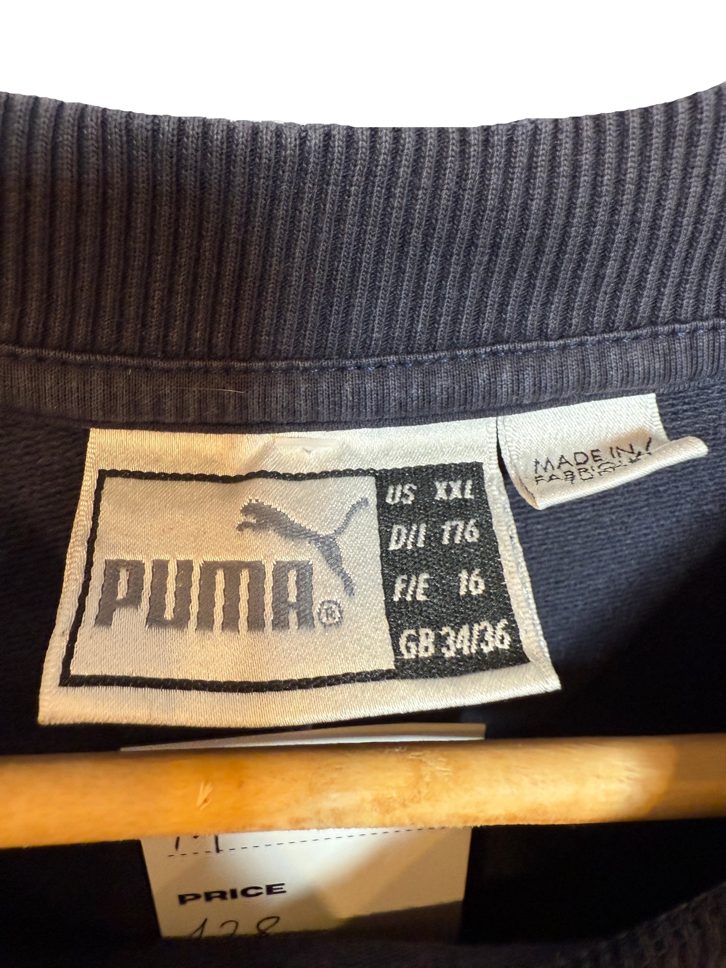 Puma Navy Mens Sweatshirt (Size M)