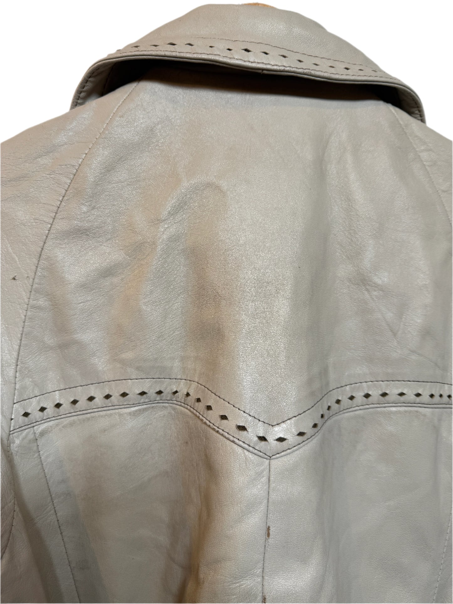 Leather Women's Trenchcoat (Size L)