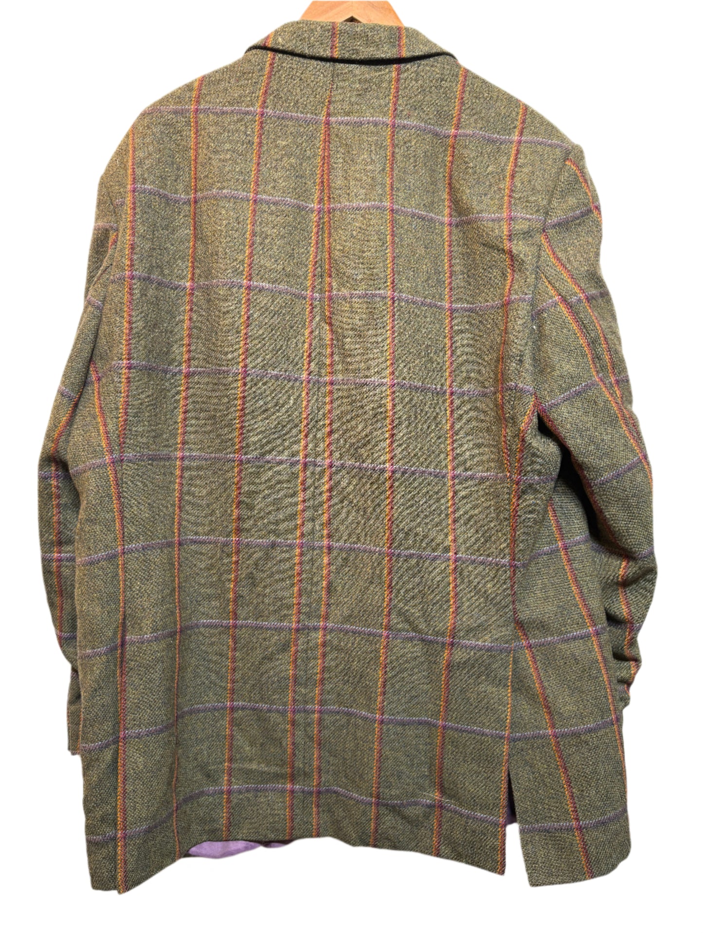Peter Christian Mens Green Plaid Blazer (Size XXL)