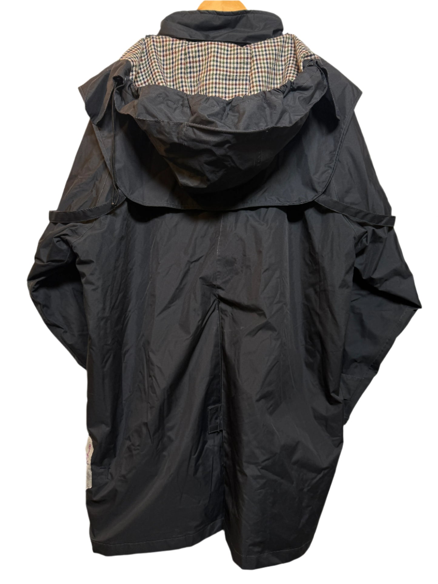 Tayberry Mens Black Trenchcoat (Size XXL)
