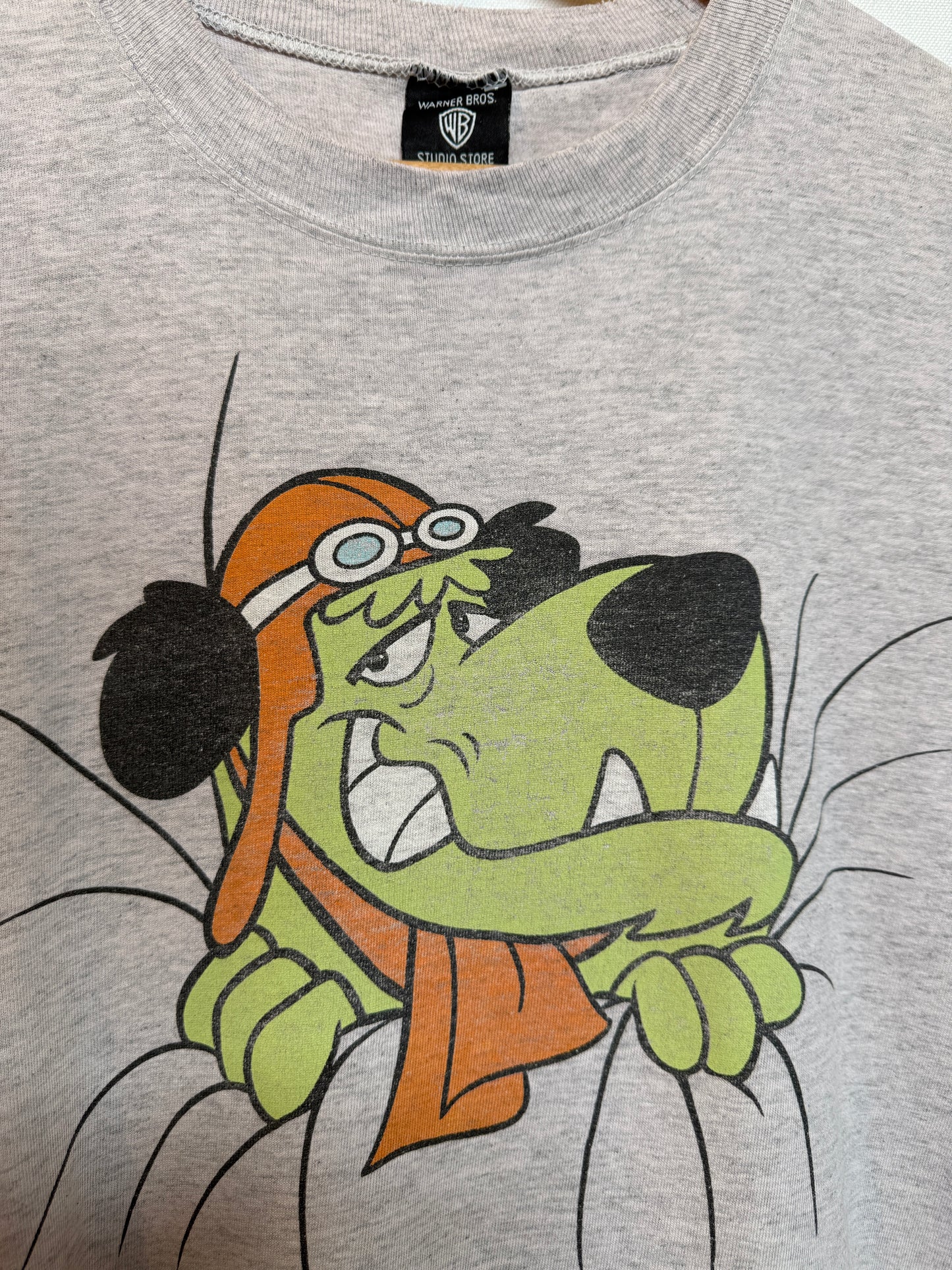 Hanna Barbera Muttley Dog Mens Grey Sleeveless Shirt (Size M)
