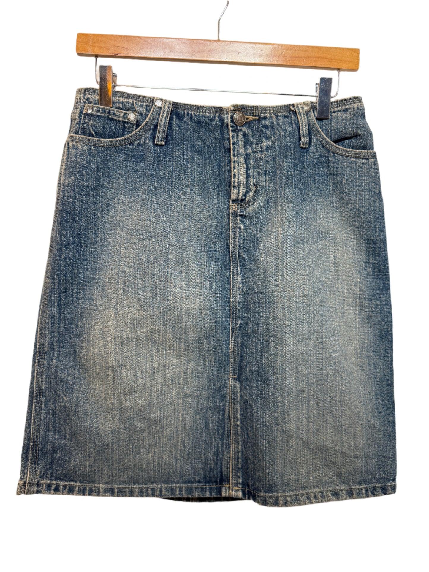 No Boundaries Blue Denim Skirt (Size L)