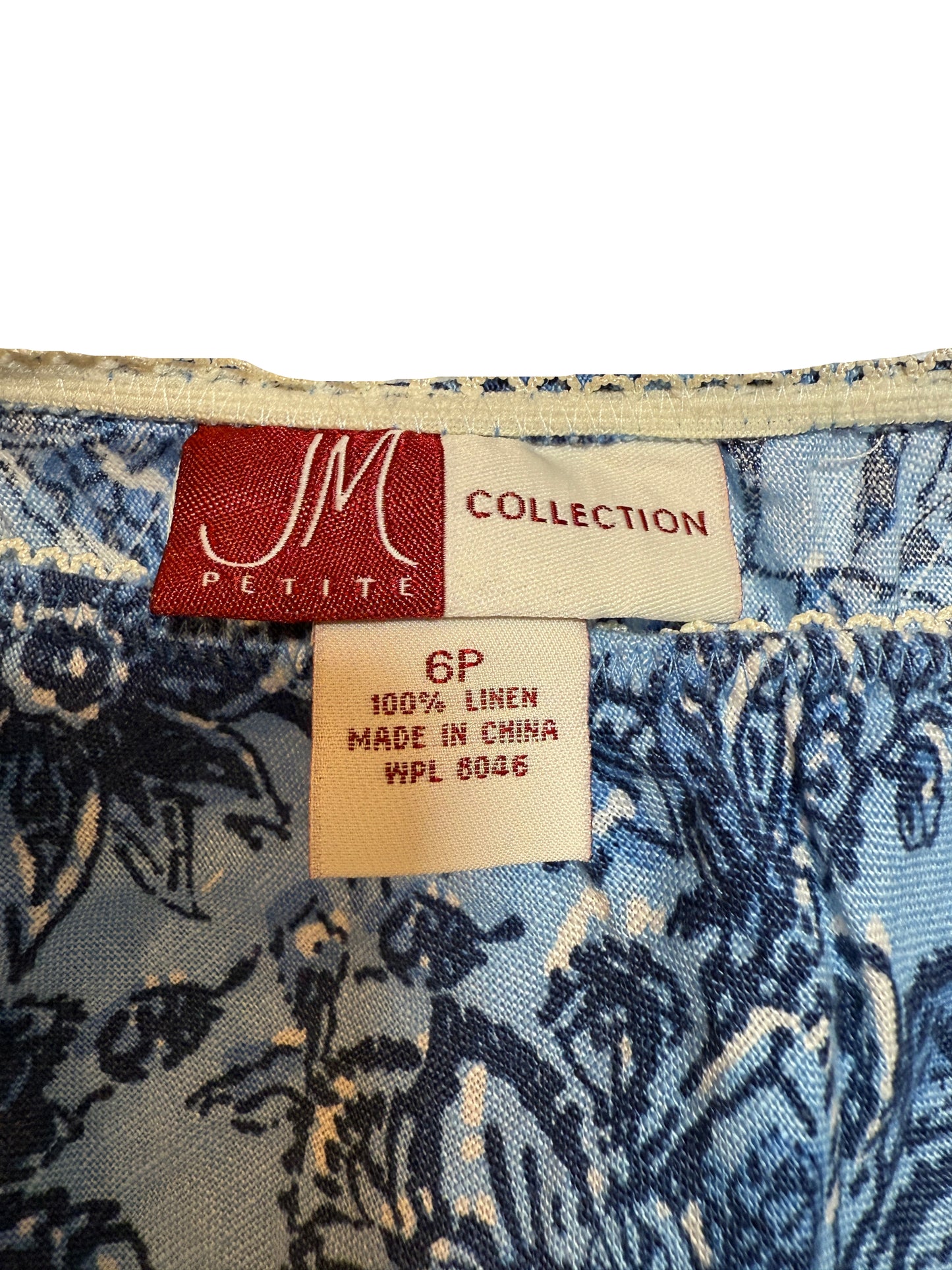 JM Collection Women's Blue Skirt (Size M)