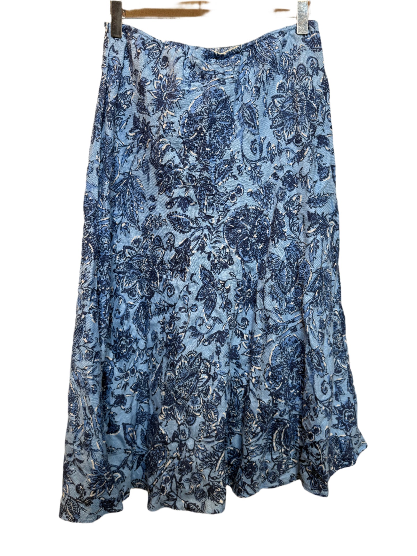 JM Collection Women's Blue Skirt (Size M)