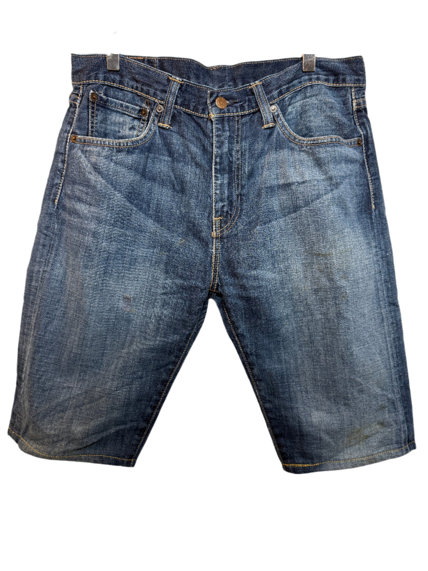 Levi 508 Dark Blue Denim Shorts (Size L)