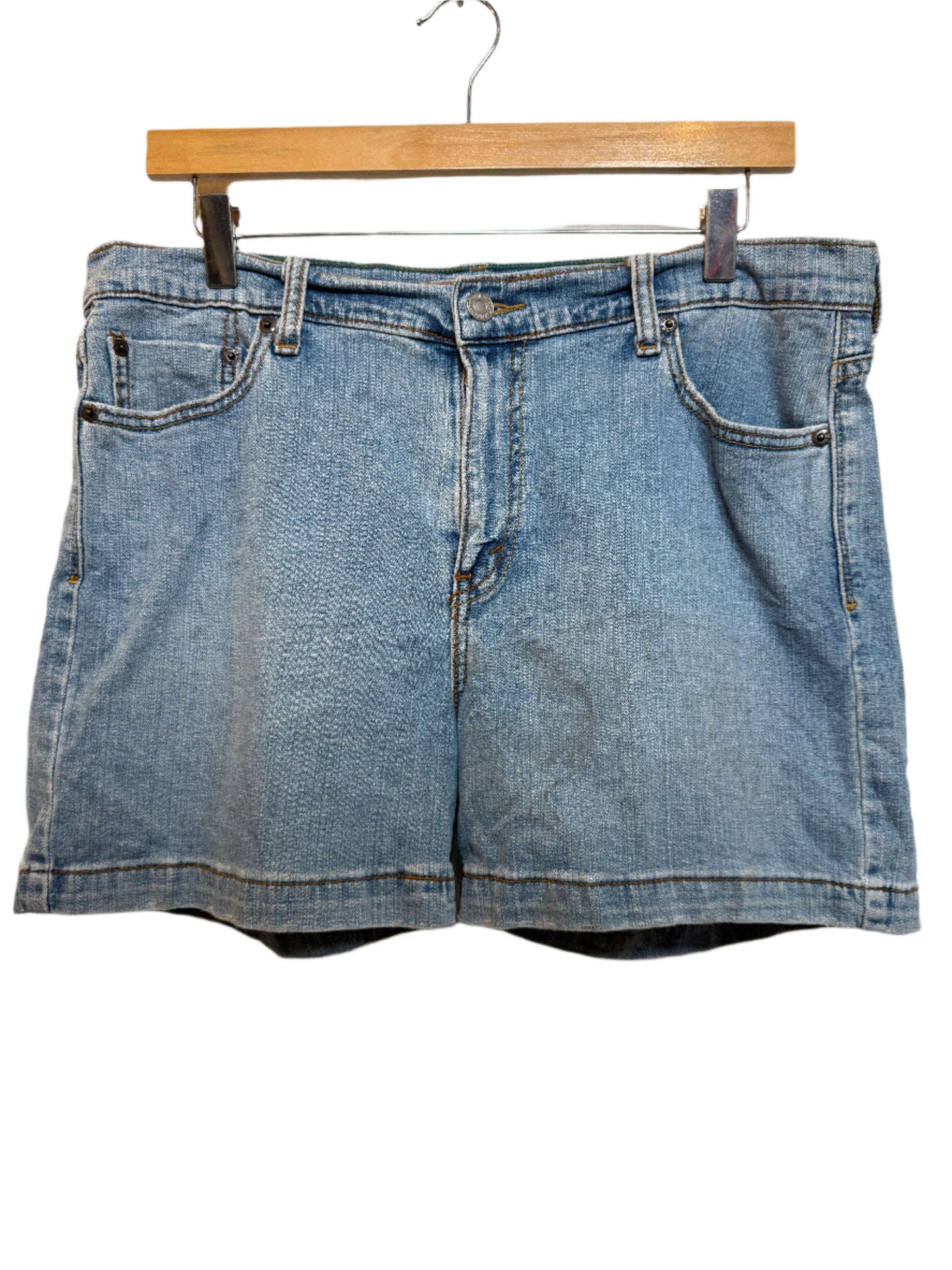 Levi 515 Blue Denim Shorts (Size XL)