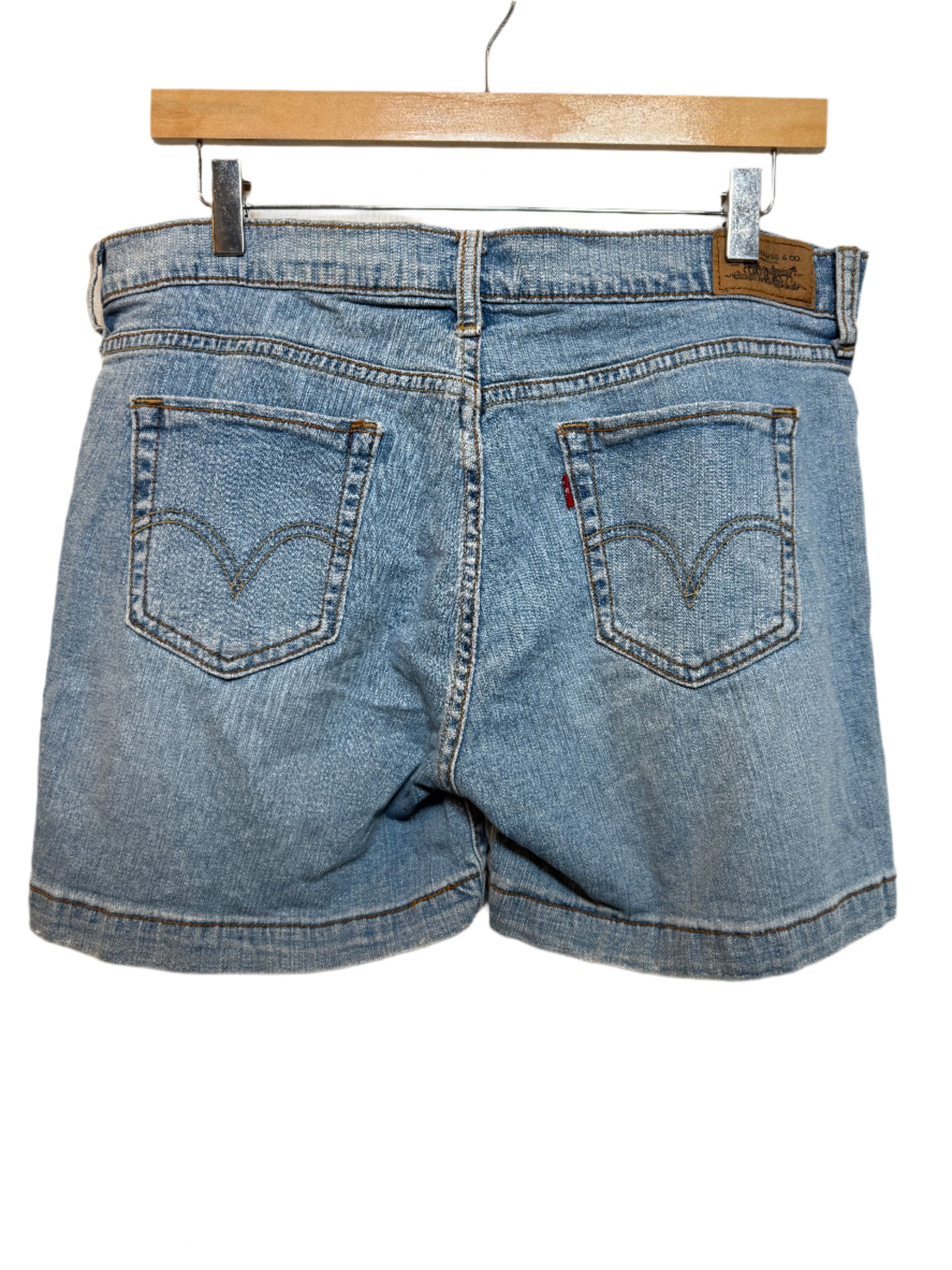 Levi 515 Blue Denim Shorts (Size XL)