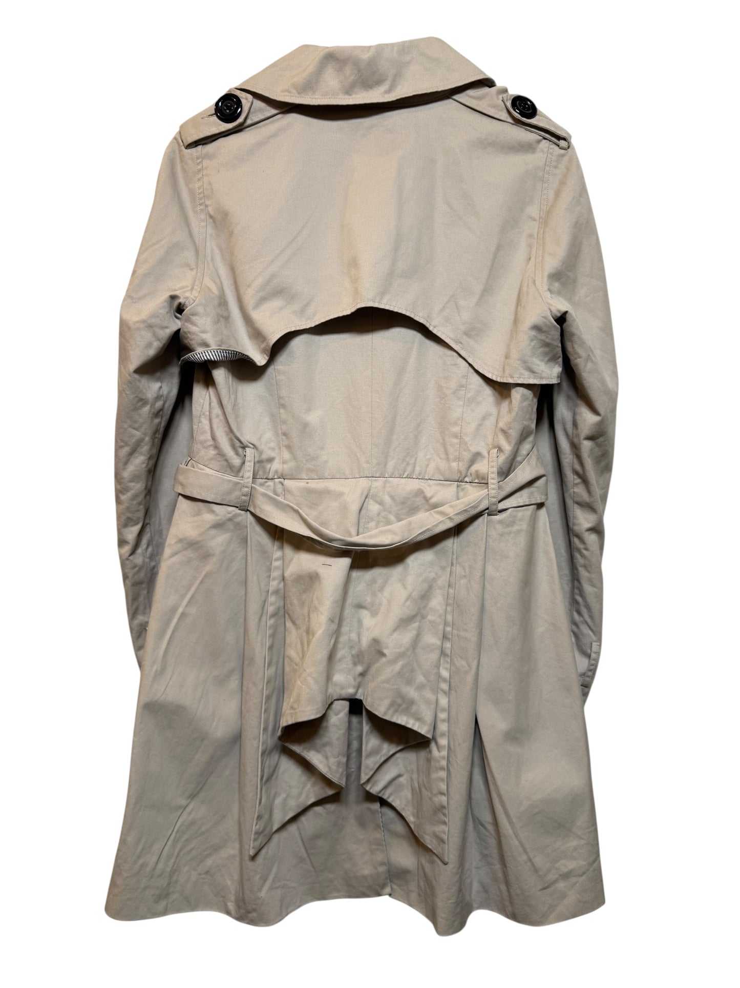 Jovonna Women's Cream Trenchcoat (Size L)