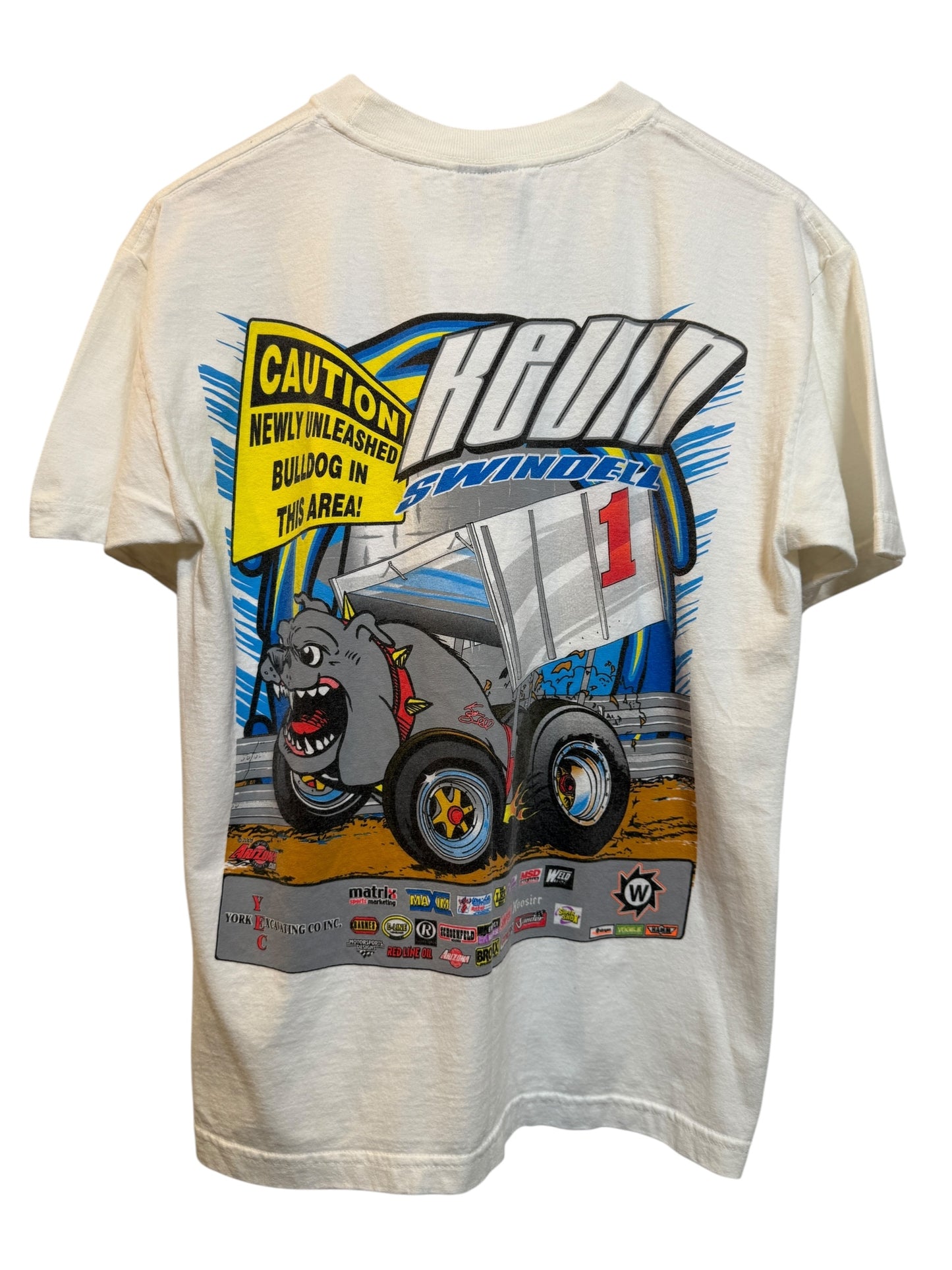 Kevin Swindell Mens White T Shirt (Size M)