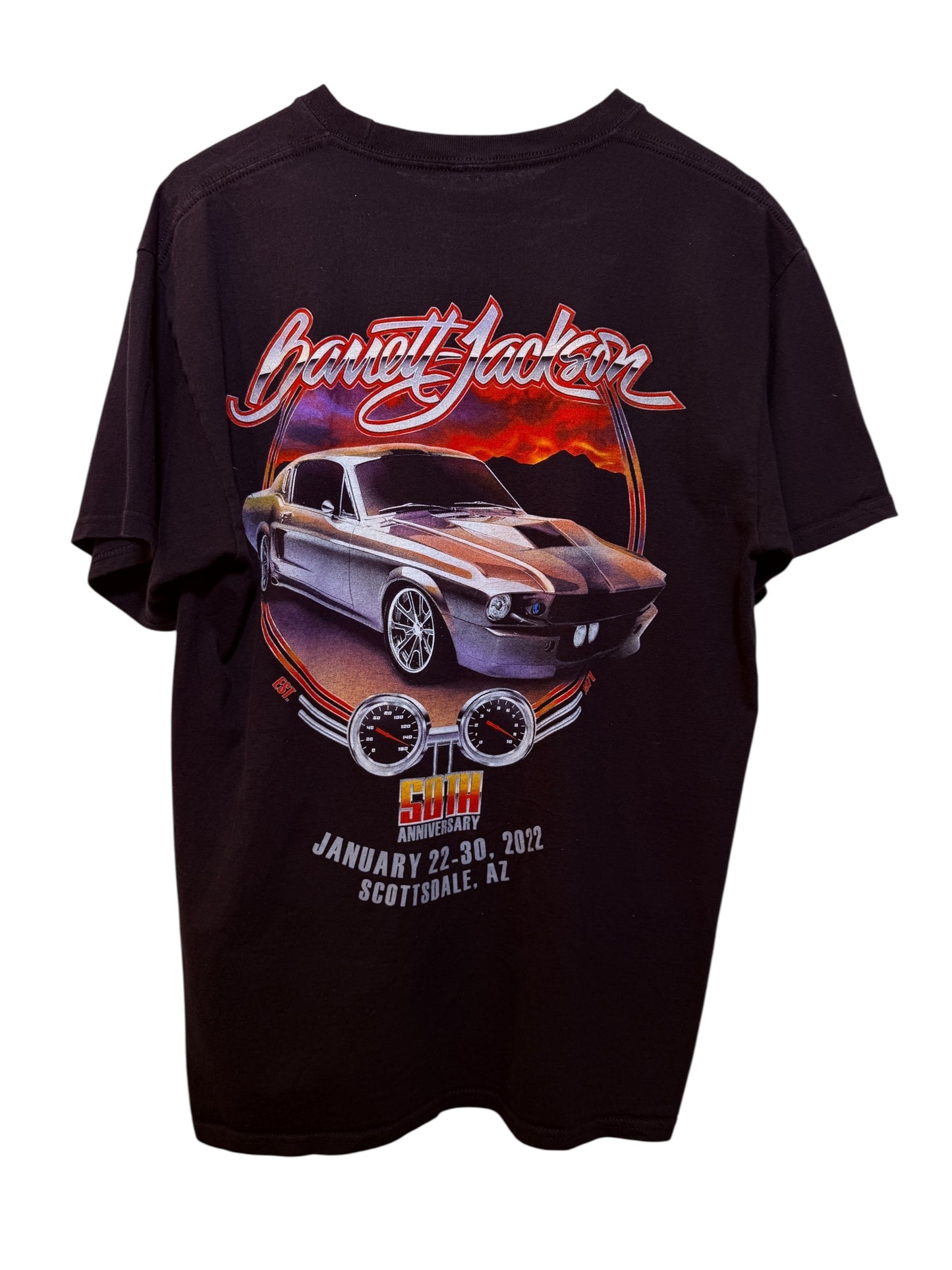 Barrett Jackson Mens Black T Shirt (Size L)