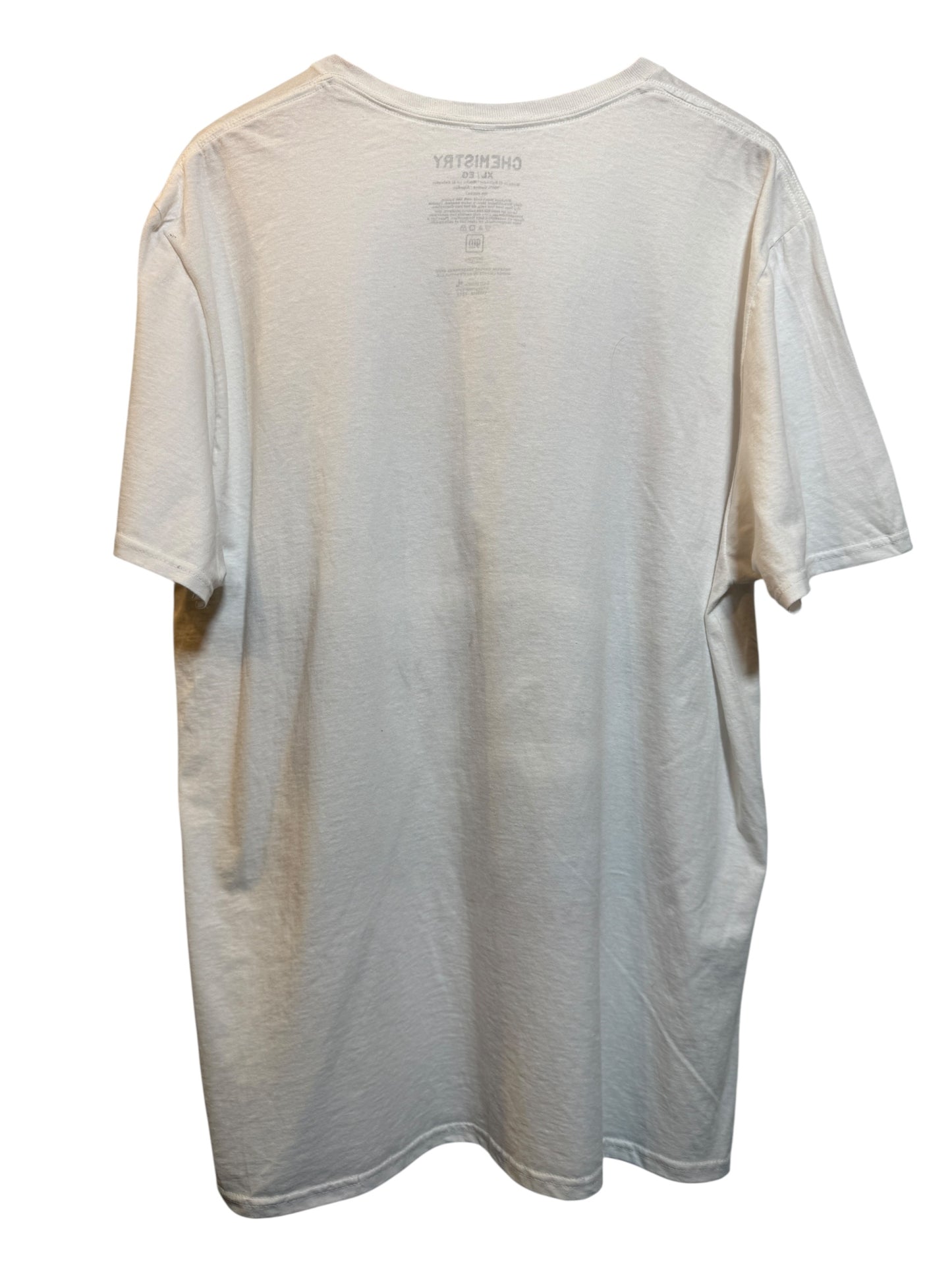 Corvette Mens White T Shirt (Size XL)