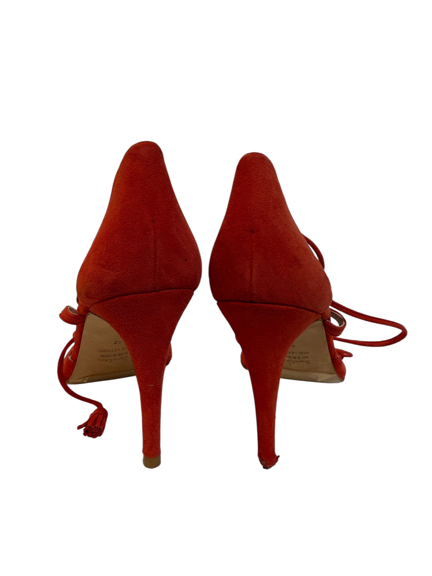Boden Red High Heels (Size 9)