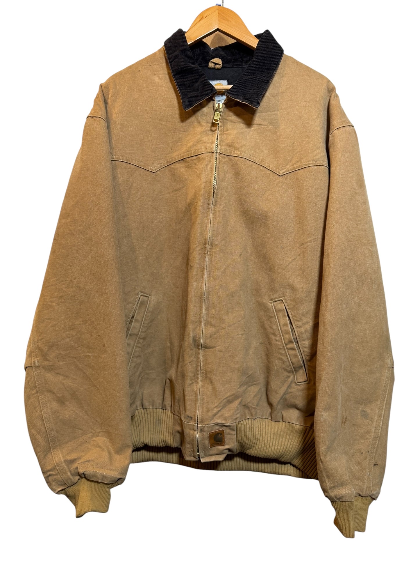 Carhartt Mens Beige Worker Jacket (Size XXL)