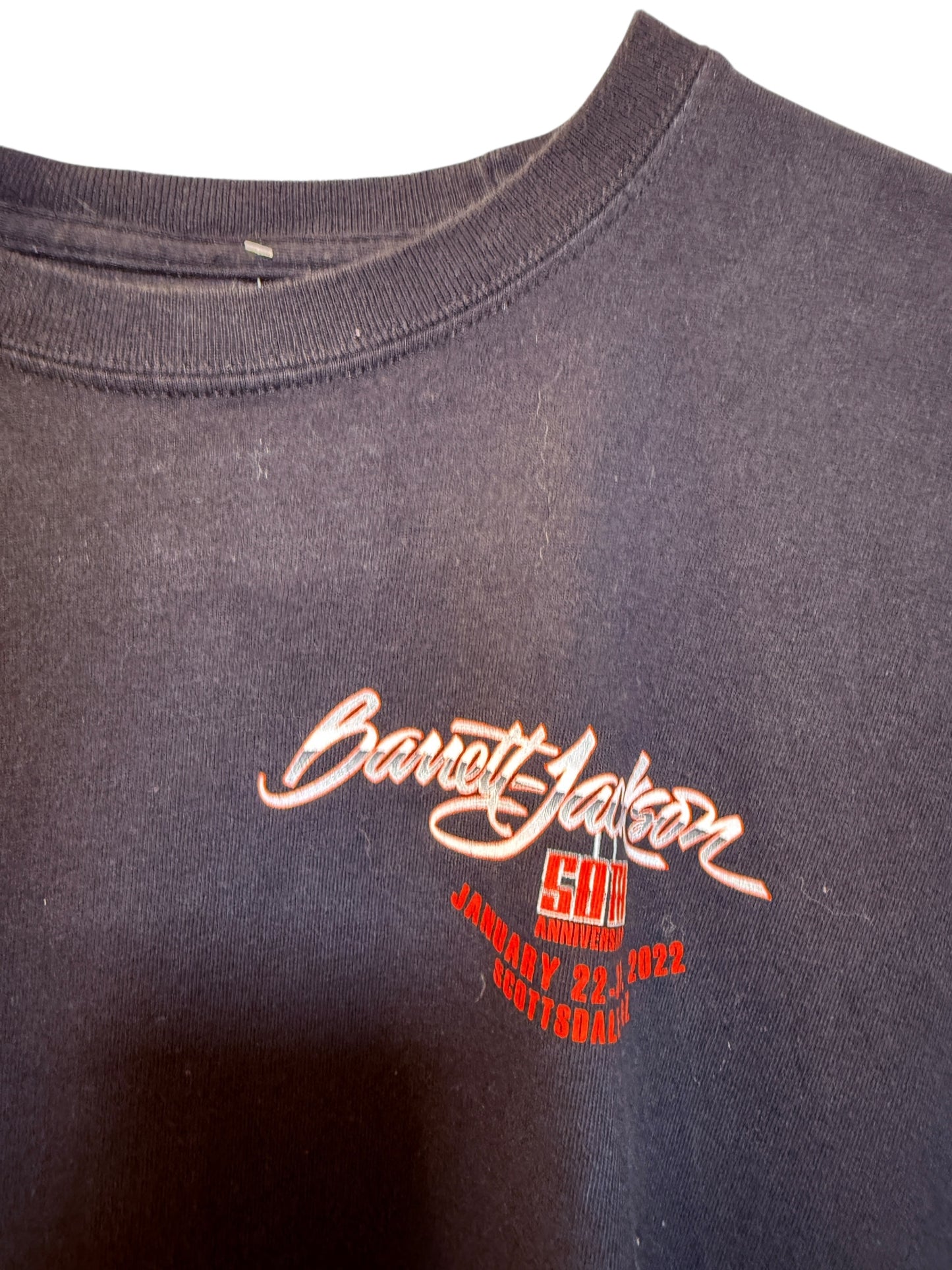 Barrett Jackson Mens Black T Shirt (Size L)