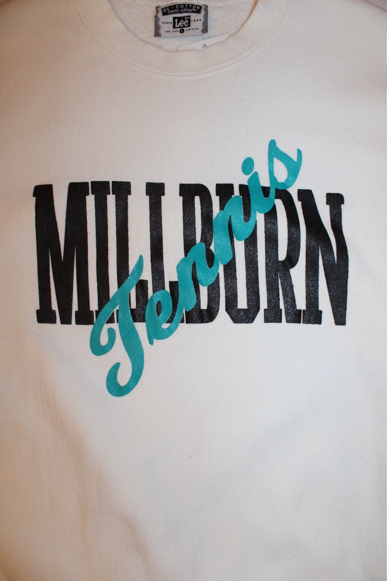 Lee Millburn Tennis Mens White Sweatshirt (Size XL)