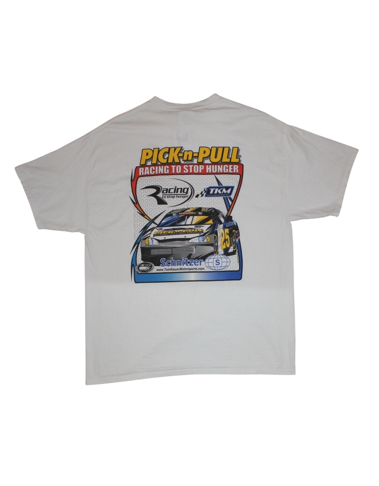 Pick-n-Pull Mens White T Shirt (Size XL)