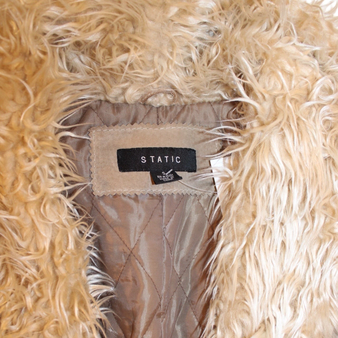Static Women's Suede Fur Jacket (Size S)
