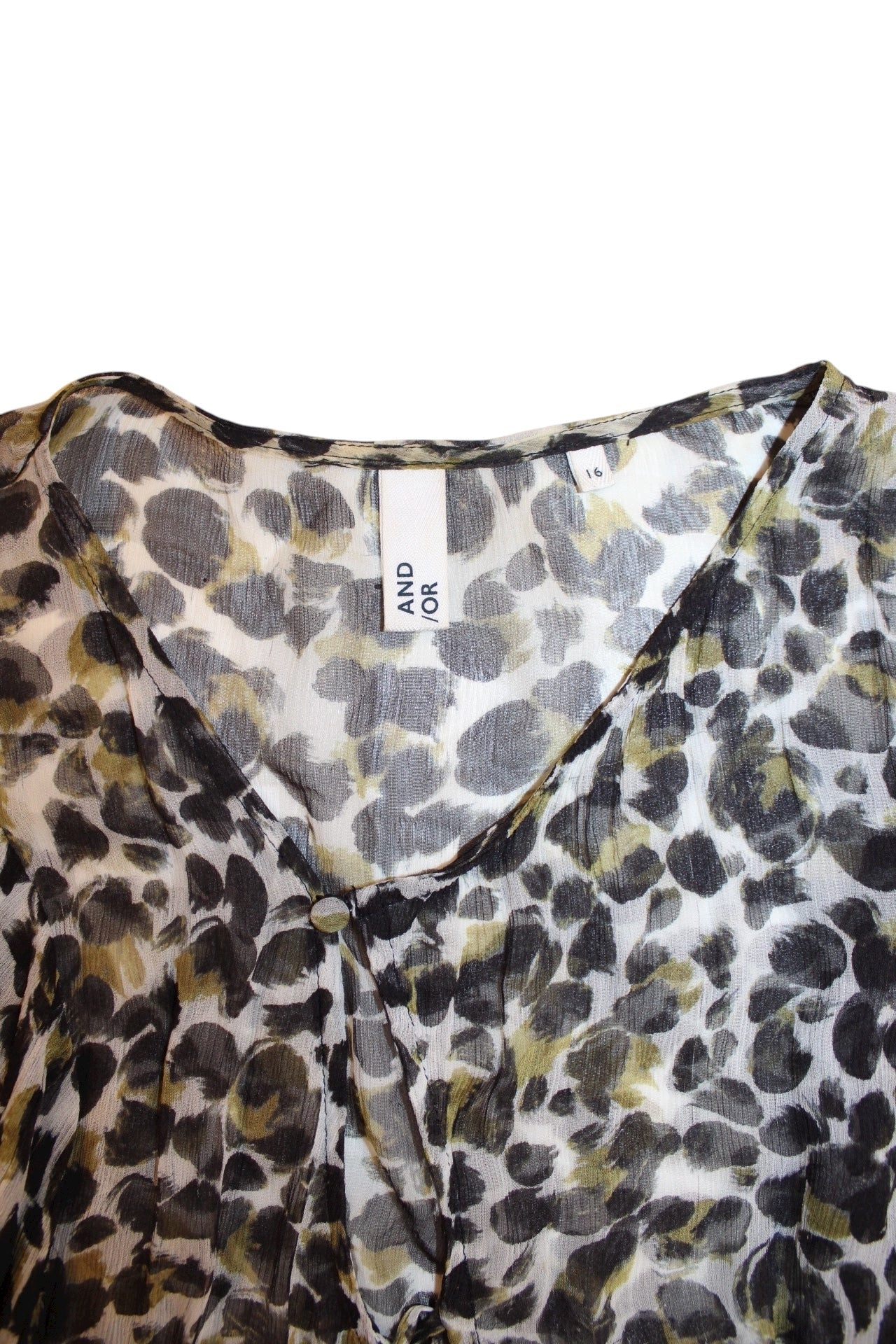 AND/OR Women's Floral Blouse (Size XL)