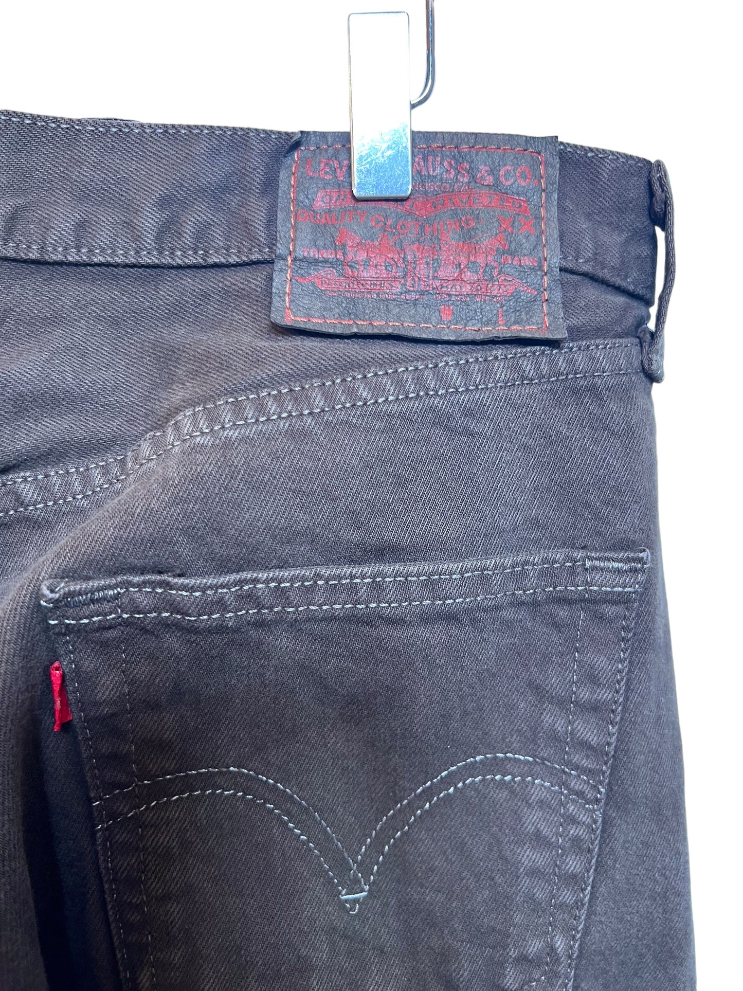 Levi's 501 Brown Jeans (W34)