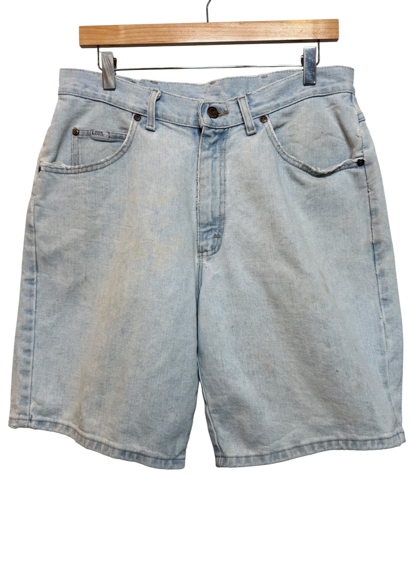 Lee Light Blue Denim Shorts (Size L)