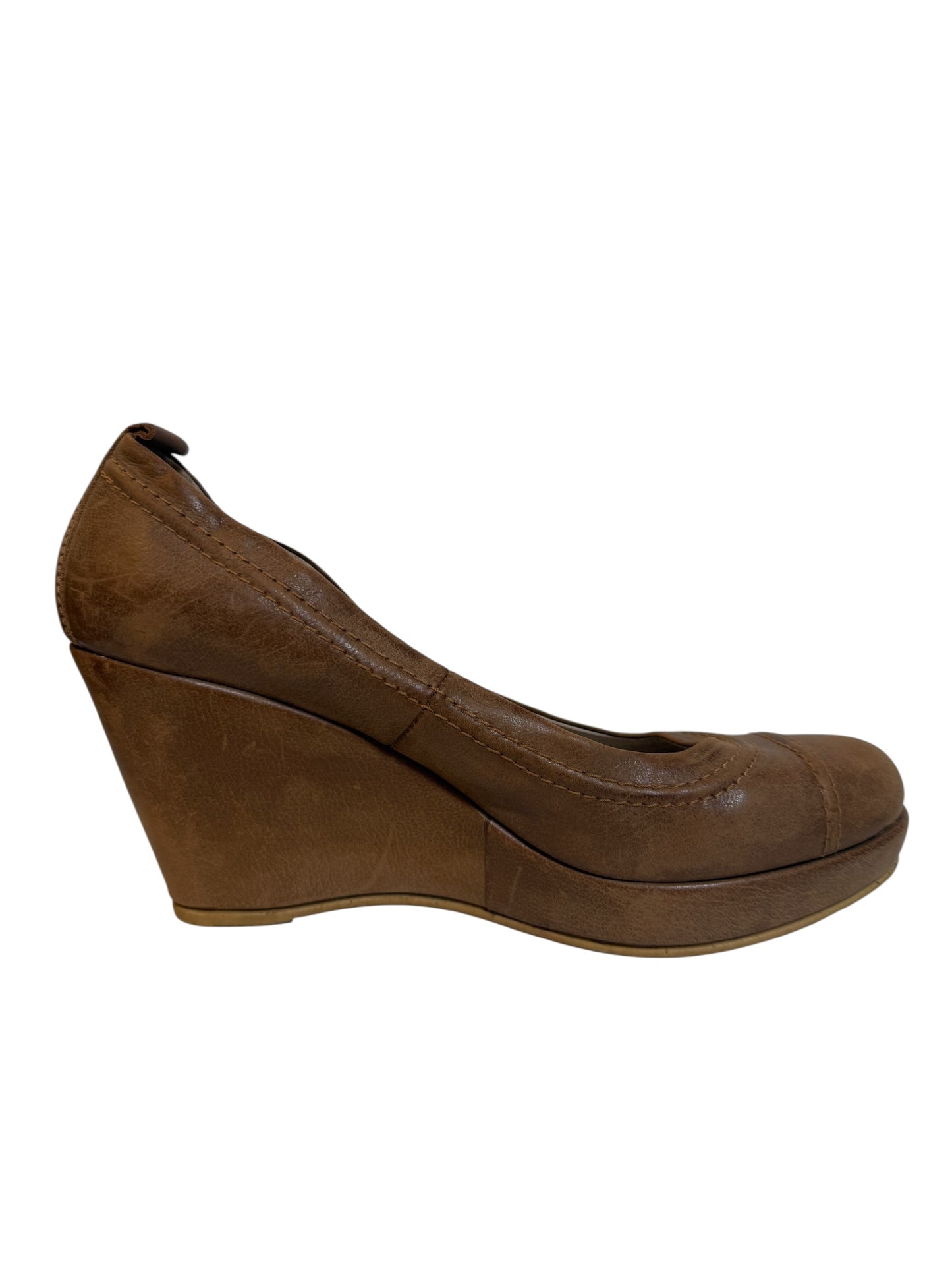 White Stuff Wedge Suede Heels (Size 6)