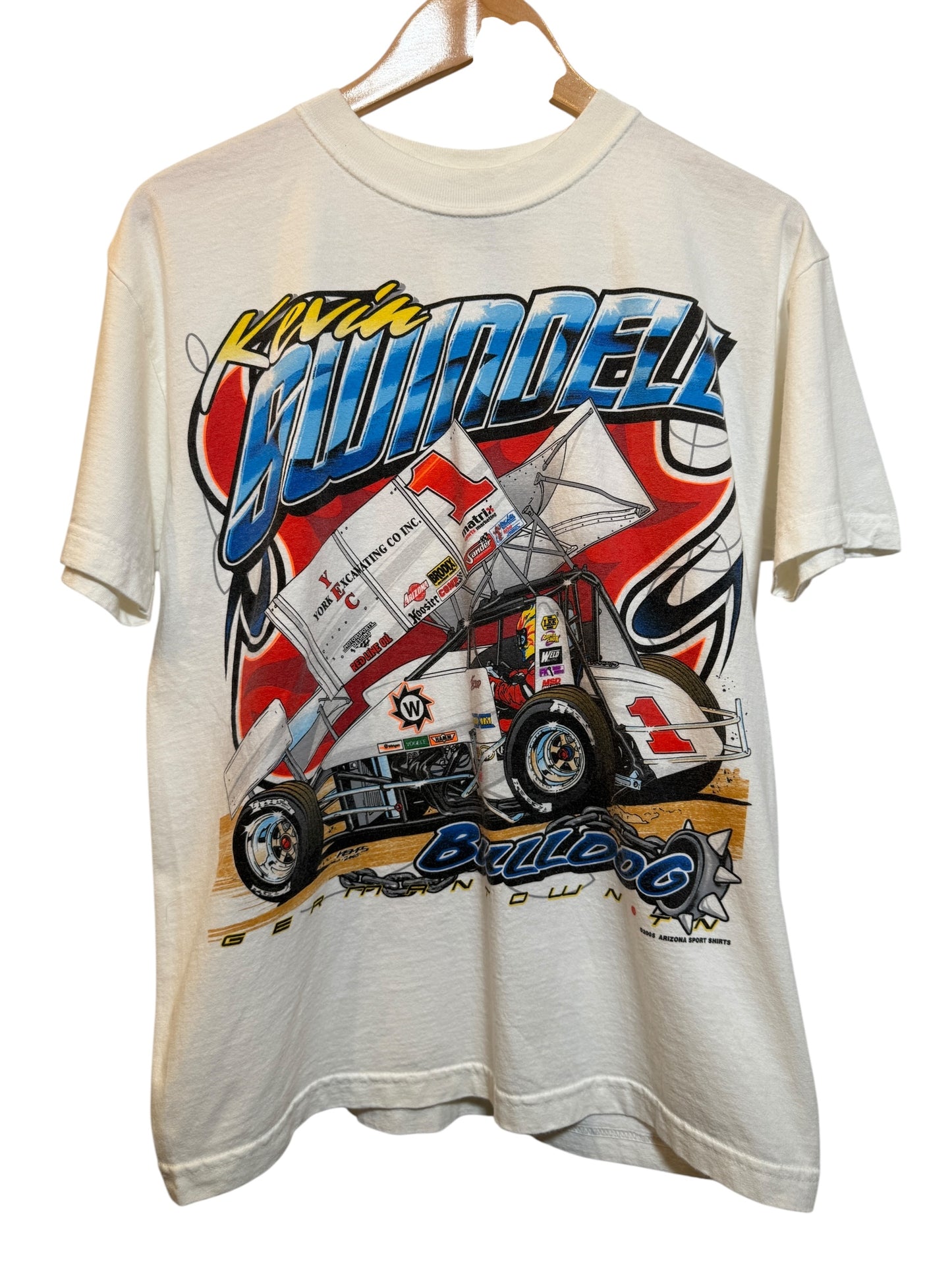 Kevin Swindell Mens White T Shirt (Size M)