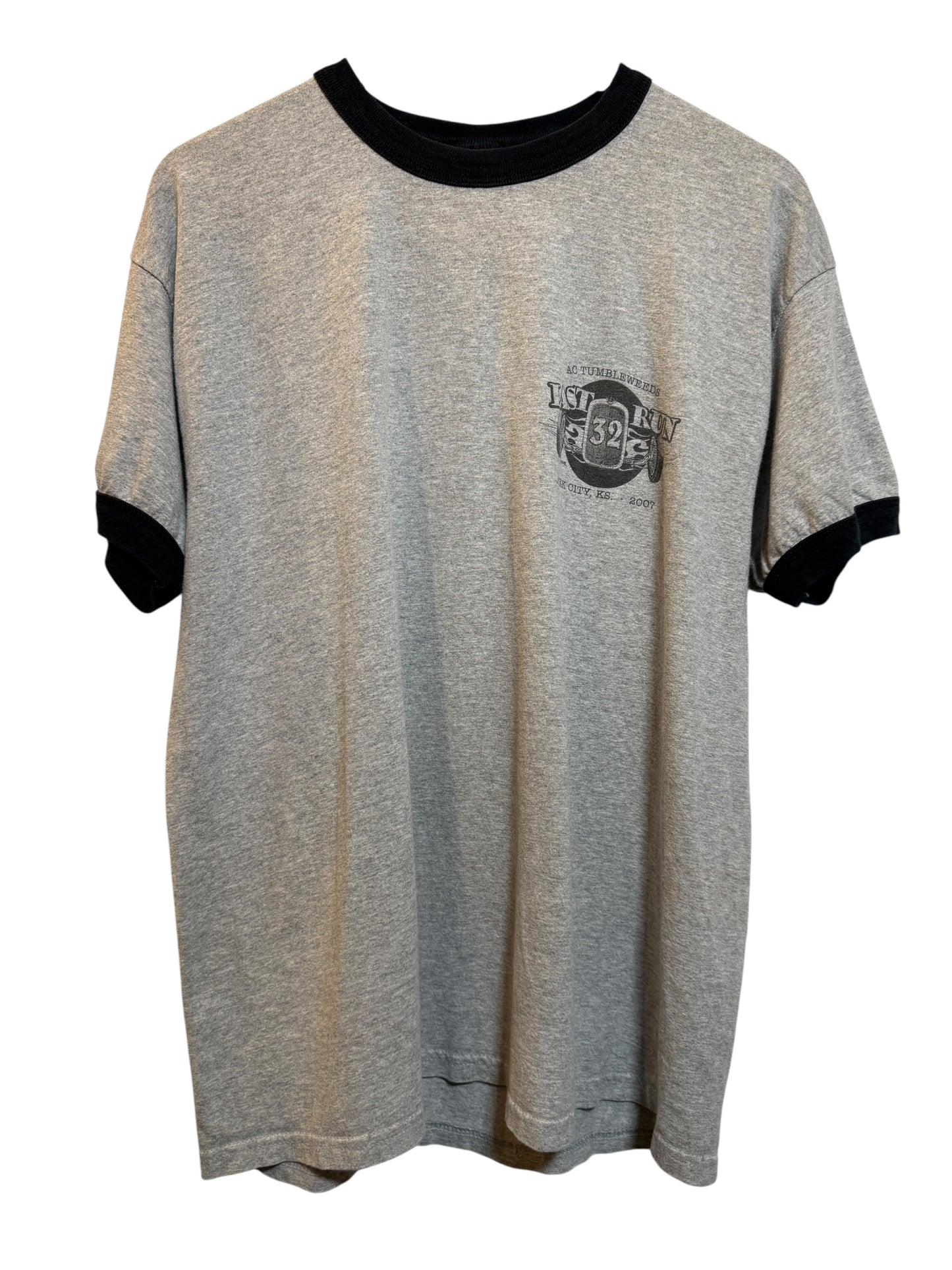 AC Tumbleweeds Mens Grey Motor T Shirt (Size L)