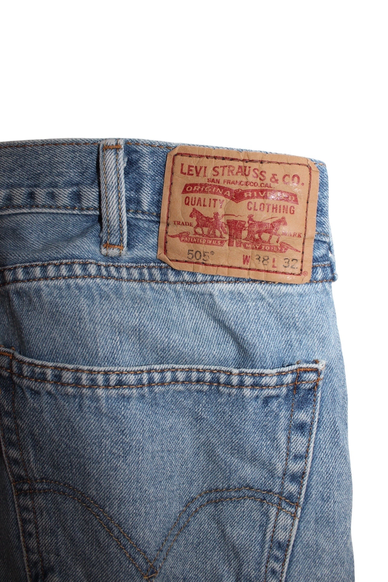 Levi 505 Blue Jeans (38x32)