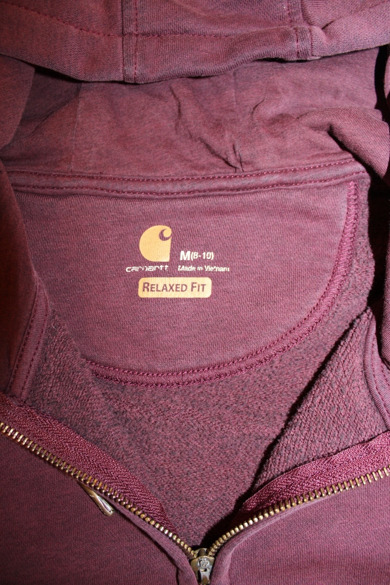 Carhartt Mens Zipped Hoodie (Size S)