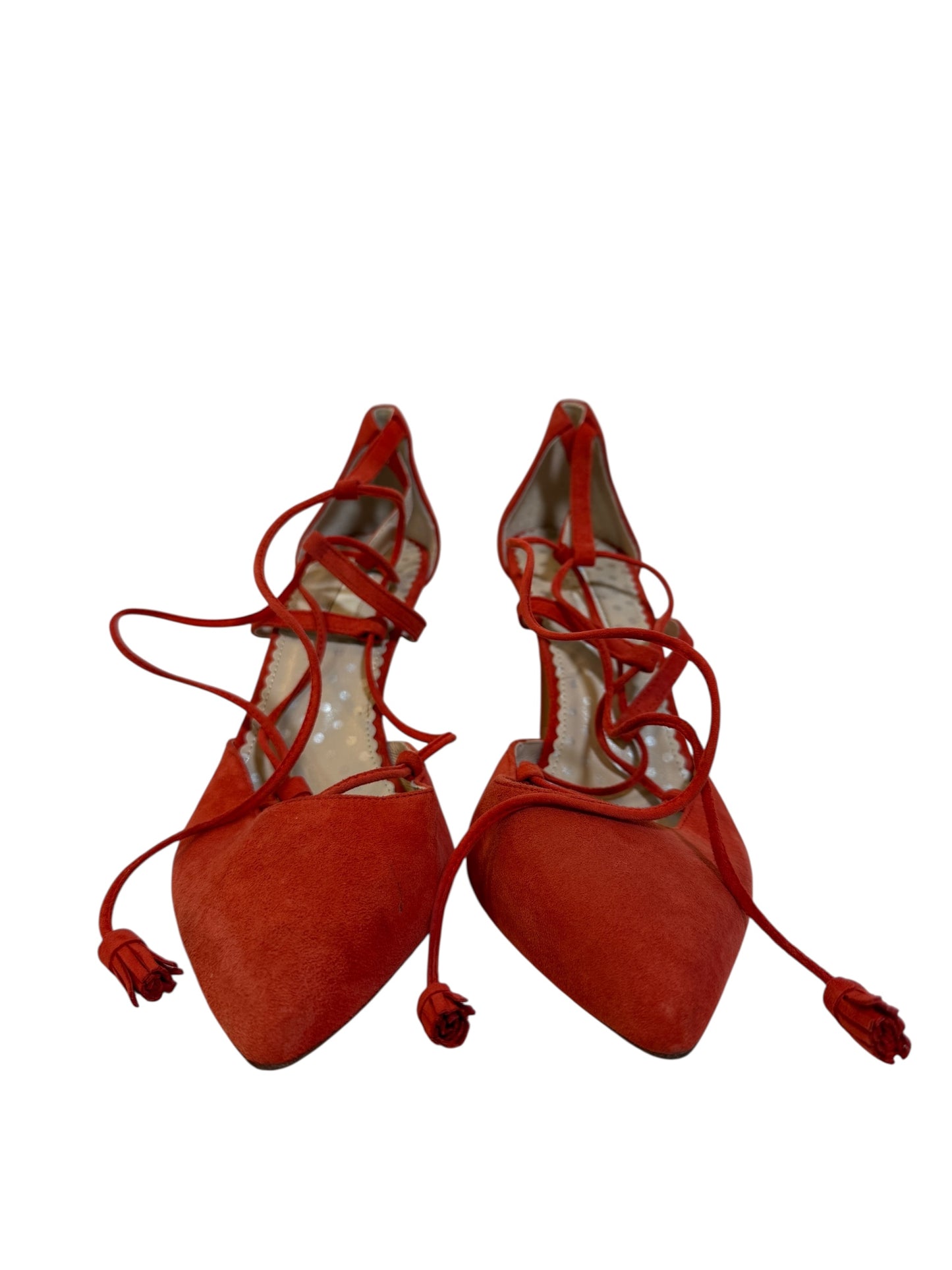 Boden Red High Heels (Size 9)