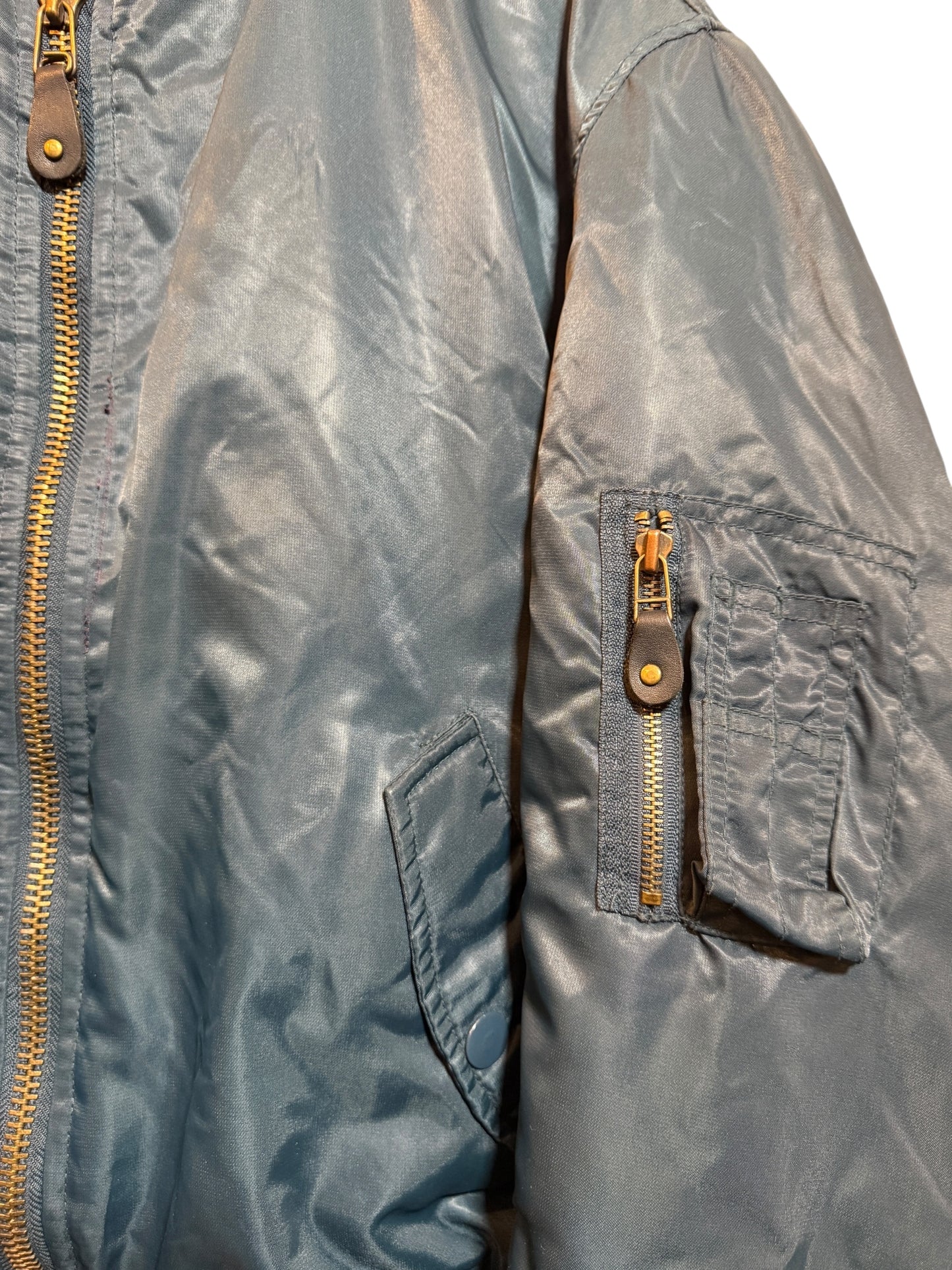 Sea Barrier Mens Navy Bomber Jacket (Size M)