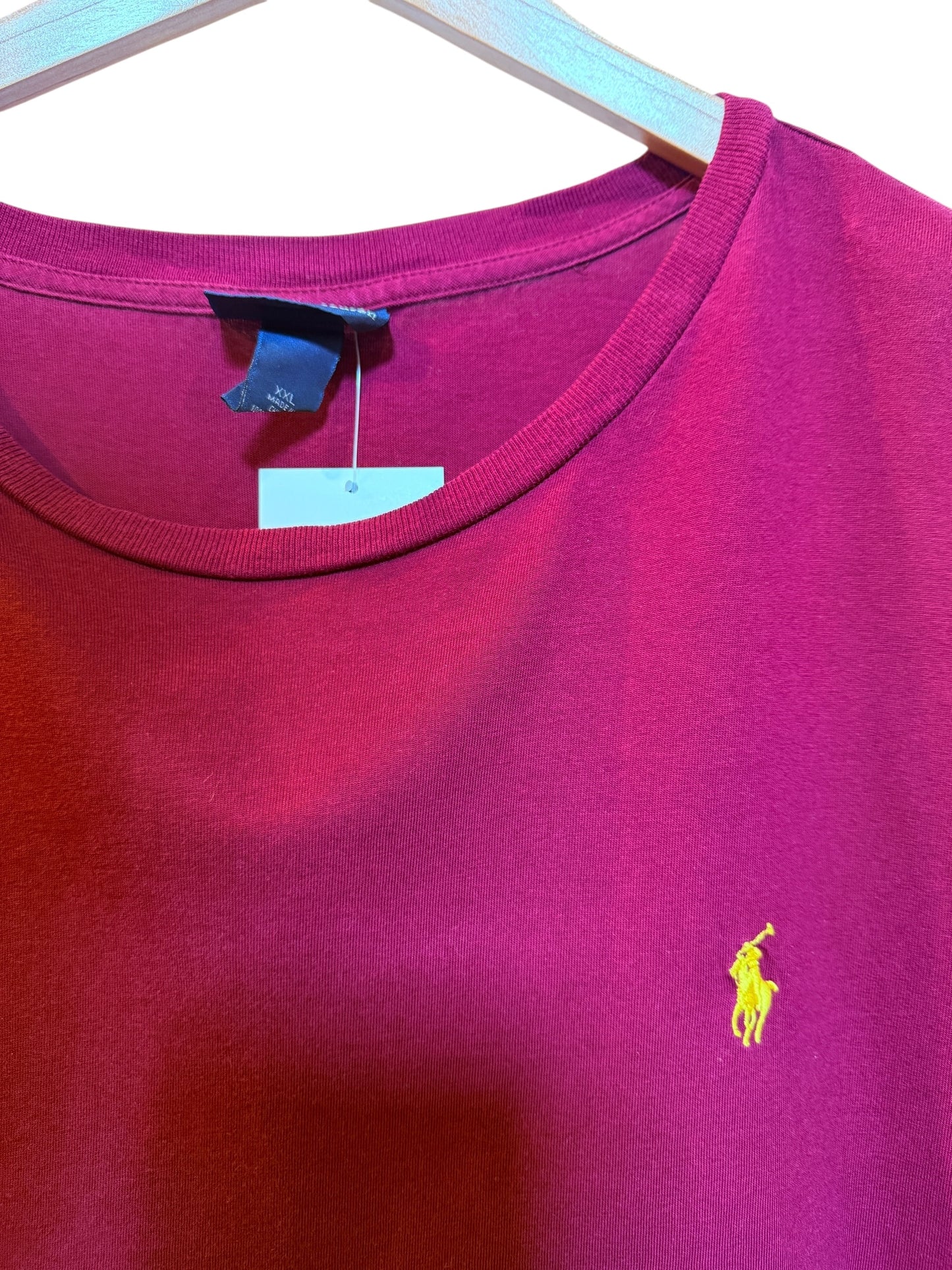 Polo Ralph Lauren Mens Red T Shirt (Size XL)