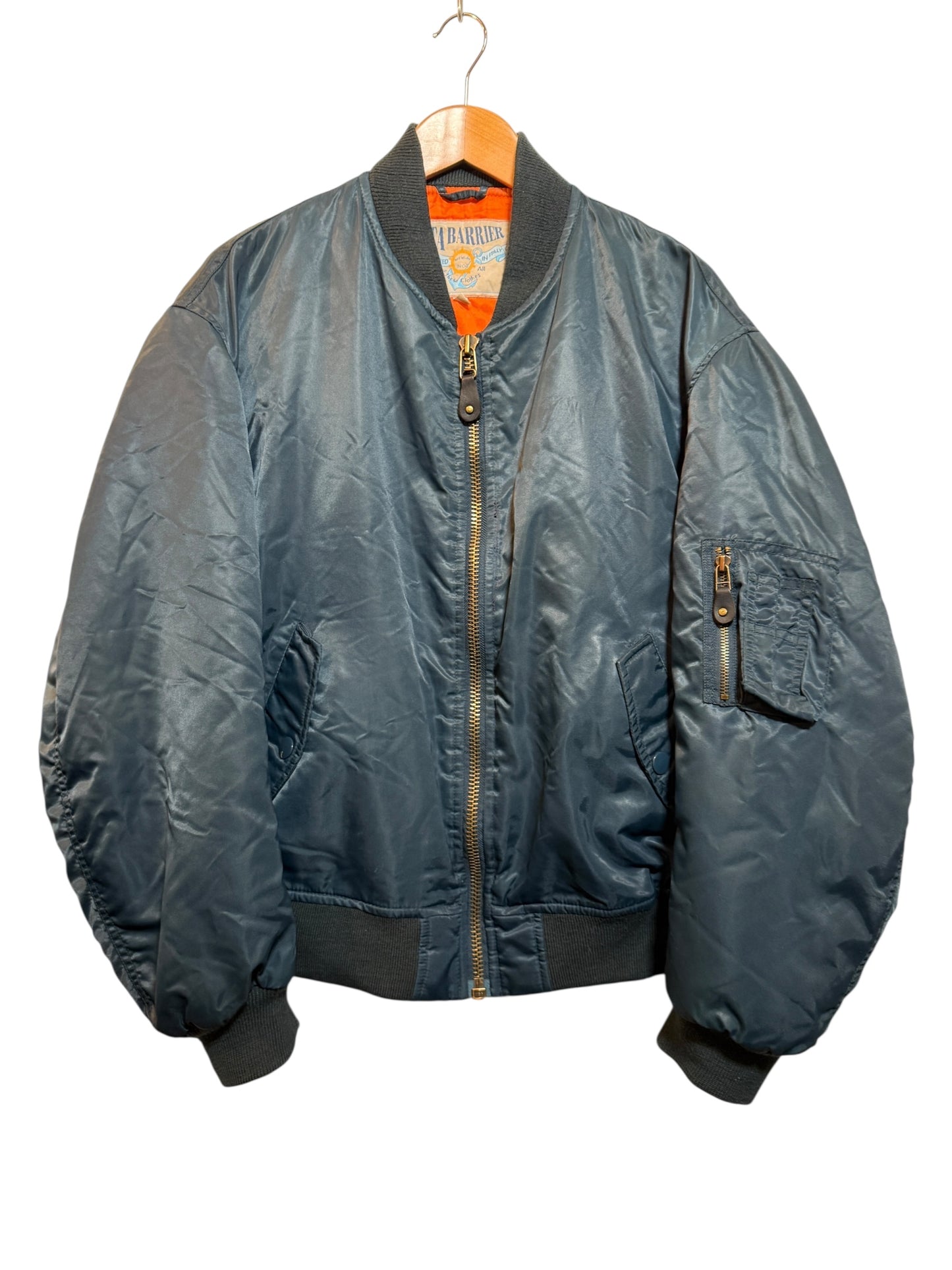 Sea Barrier Mens Navy Bomber Jacket (Size M)