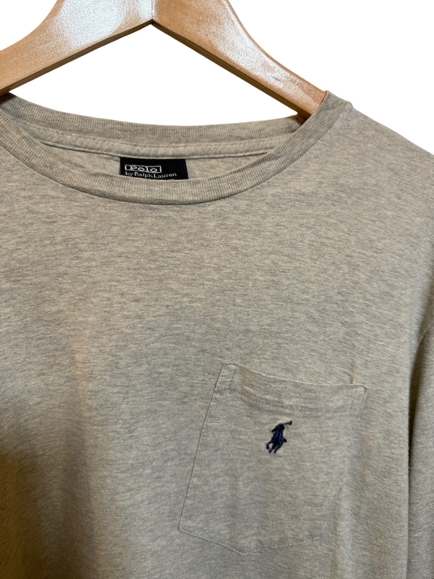 Polo Ralph Lauren mens Grey Longsleeve Top (Size S)