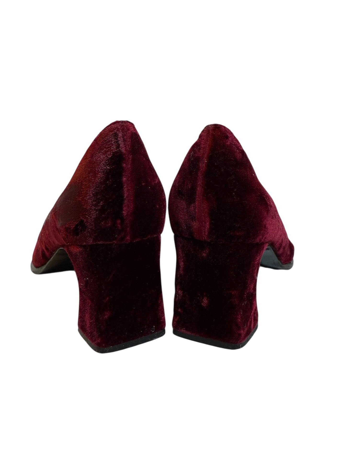 Red Velvet Heels (Size 7)