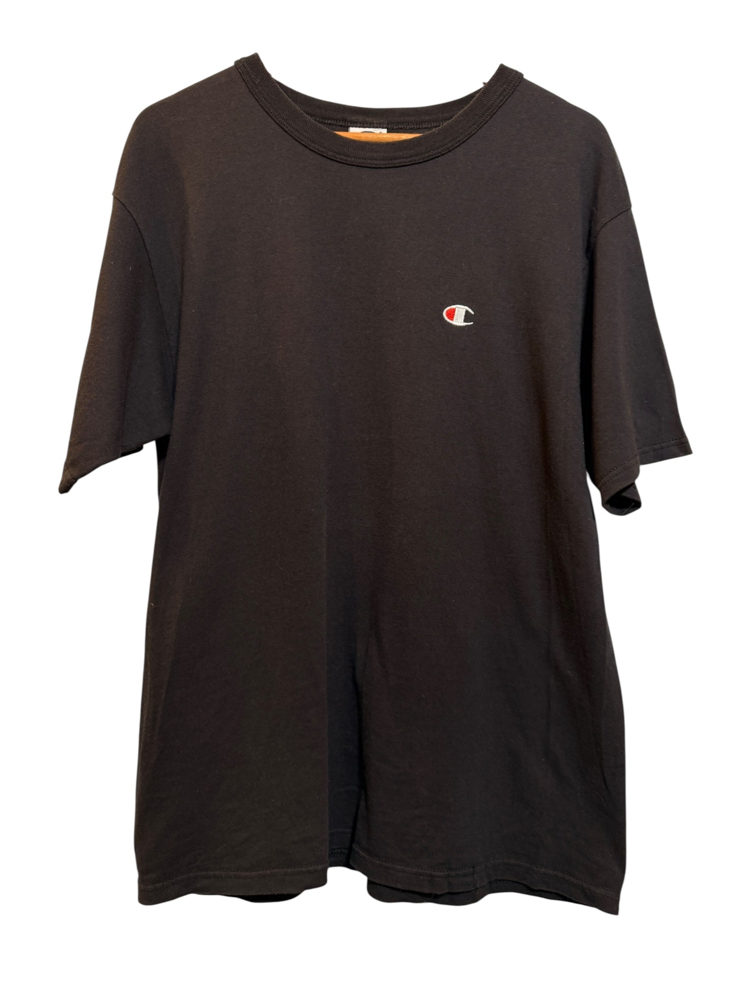 Champion Mens Black T Shirt (Size L)