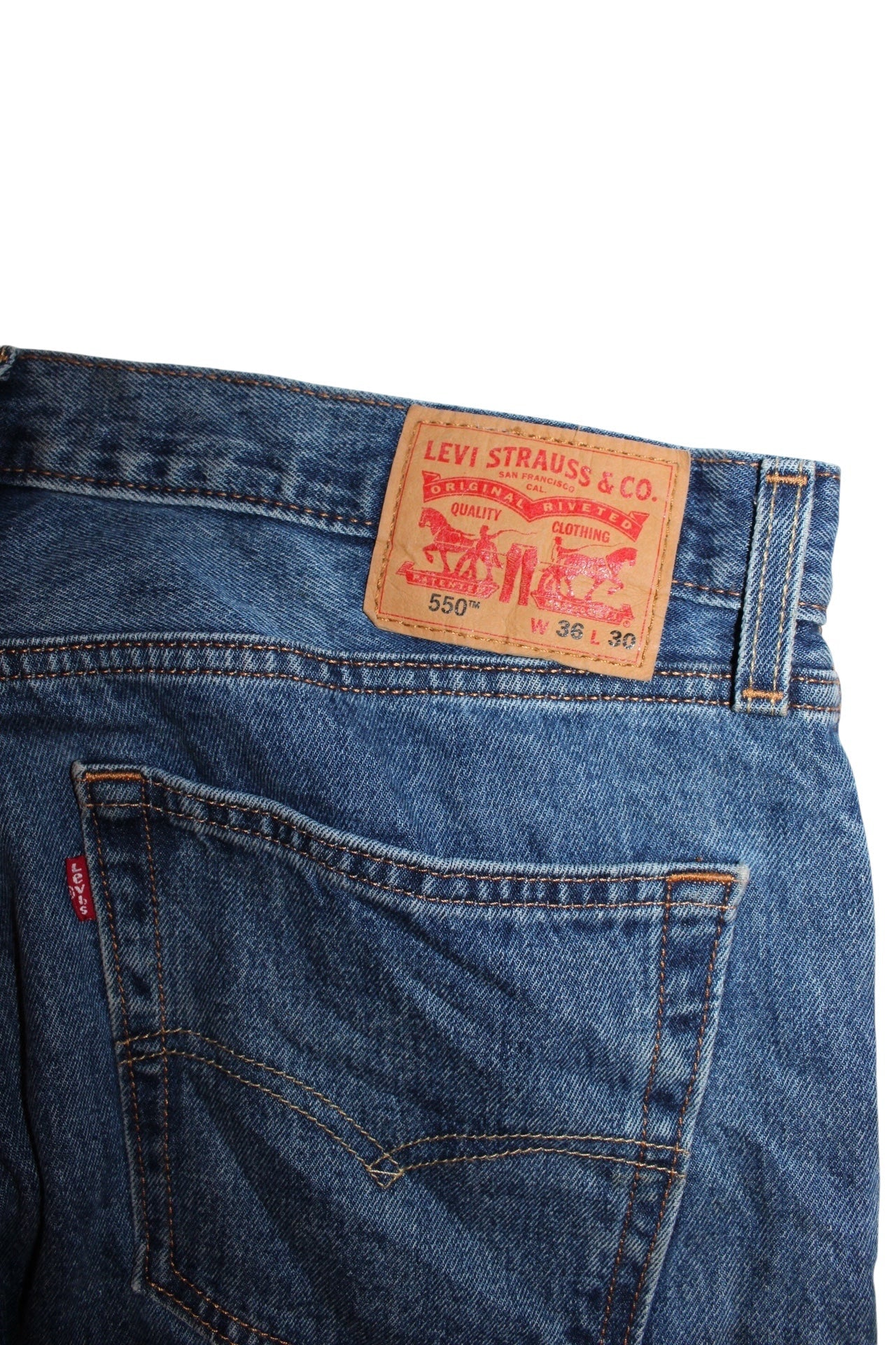 Levi 550 Dark Blue Jeans (39x30)