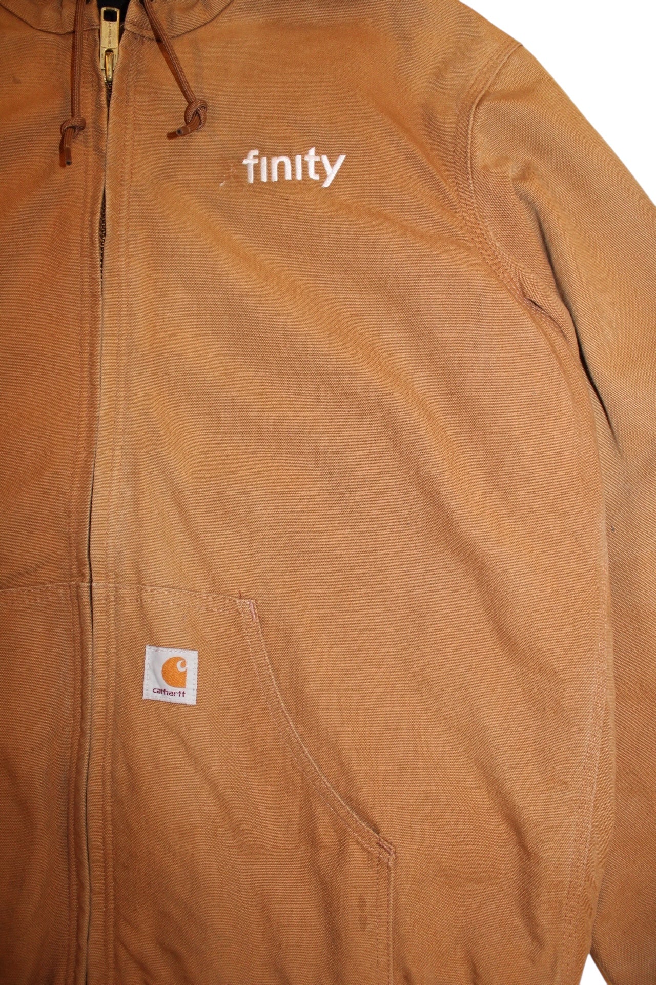Carhartt Zipped Hooded Jacket (Size M)
