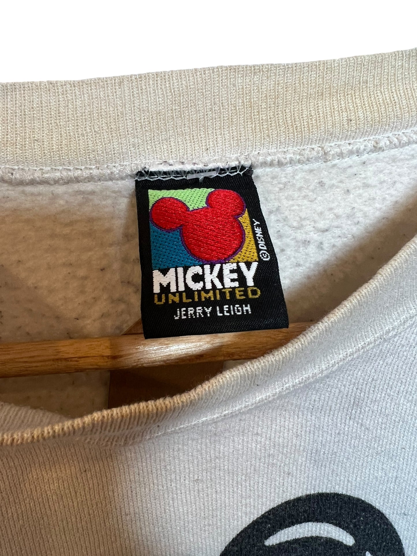 White Mickey Women's Sweatshirt (Size XL)