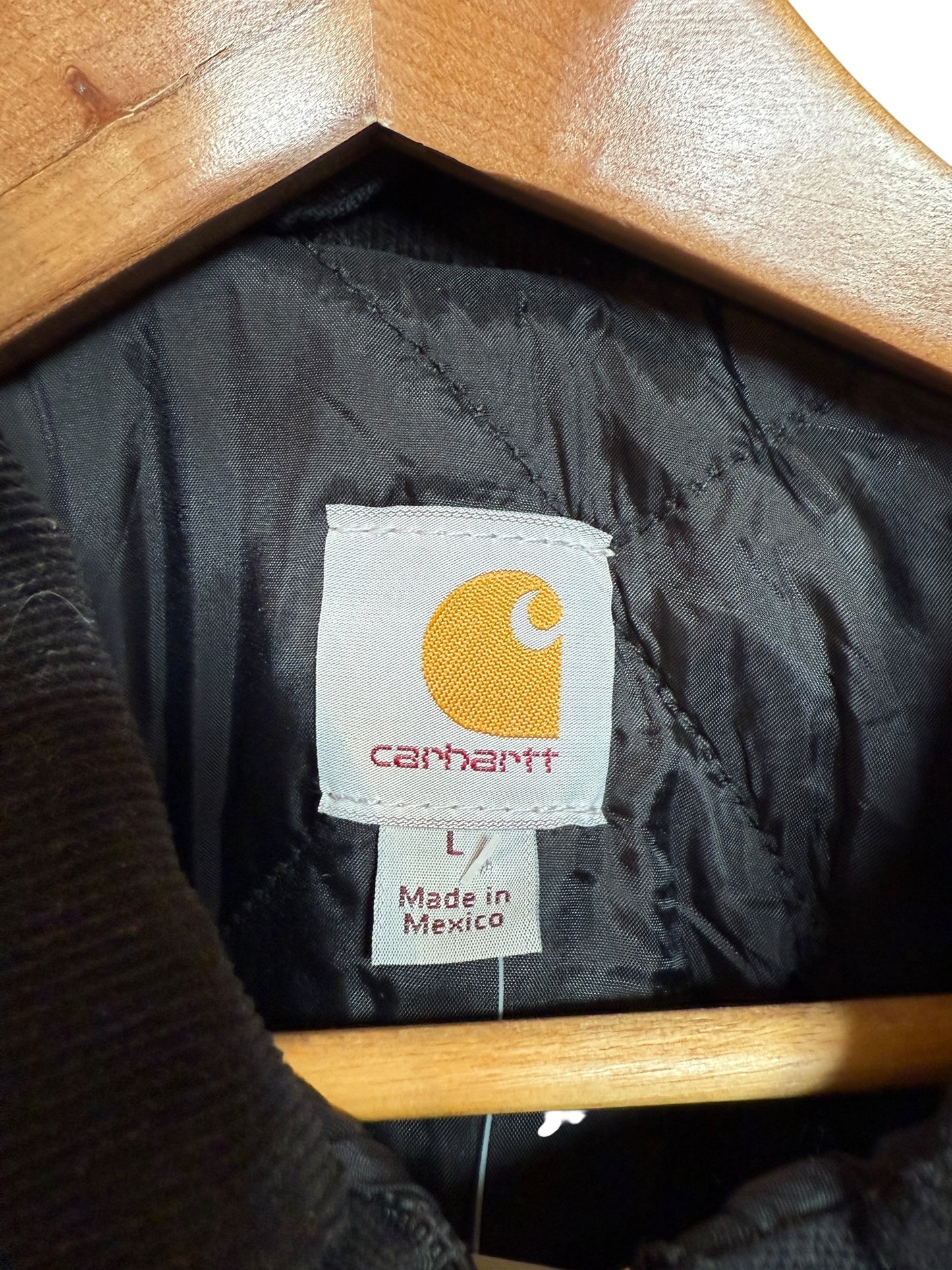 Carhartt Mens Black Workwear Jacket (Size L)