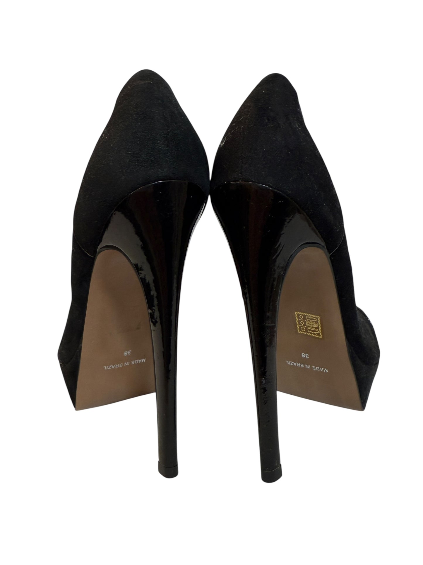 Carvela Black Suede High Heels (Size 5)
