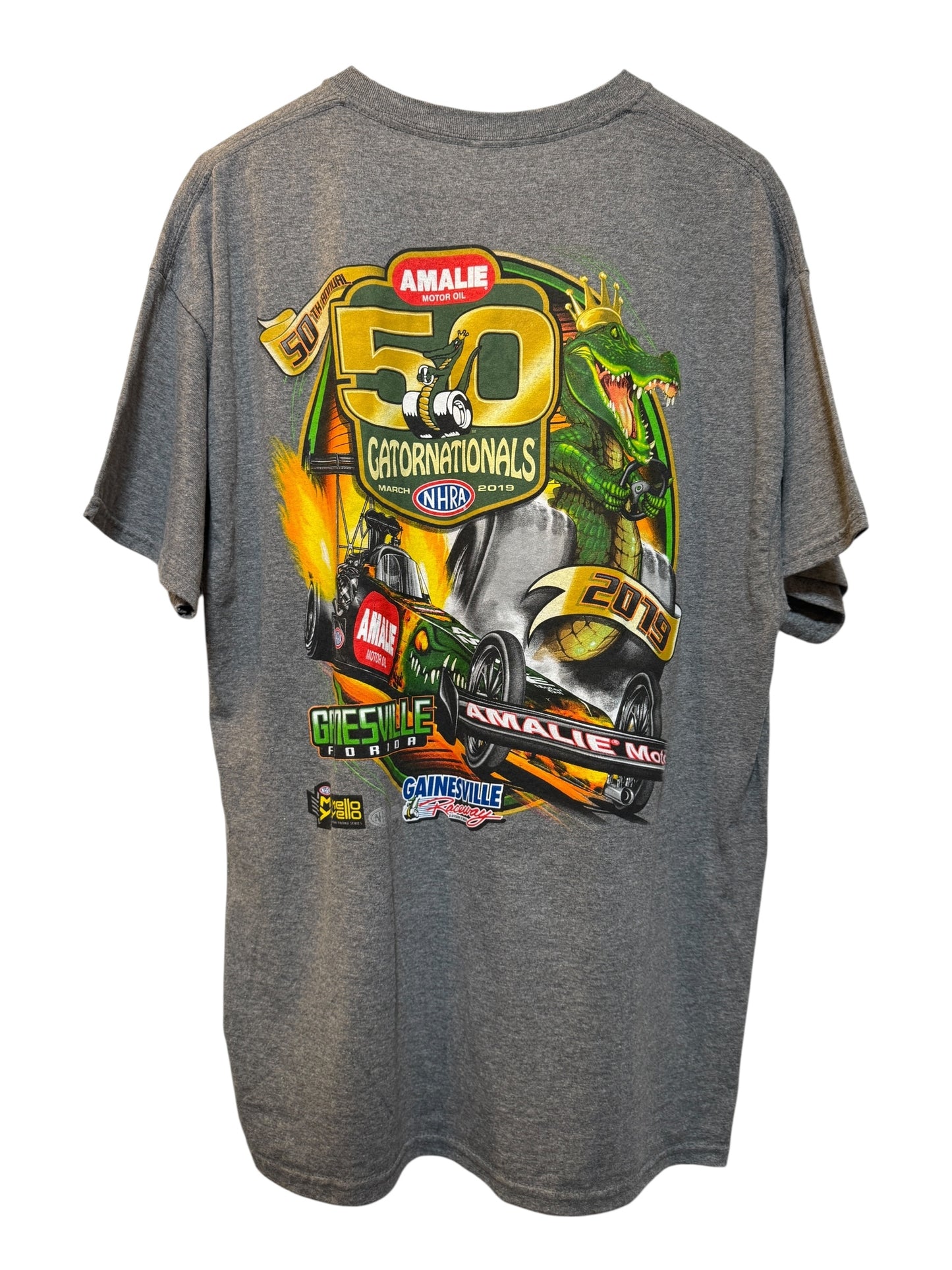 Gatornationals Mens Grey T Shirt (Size XL)